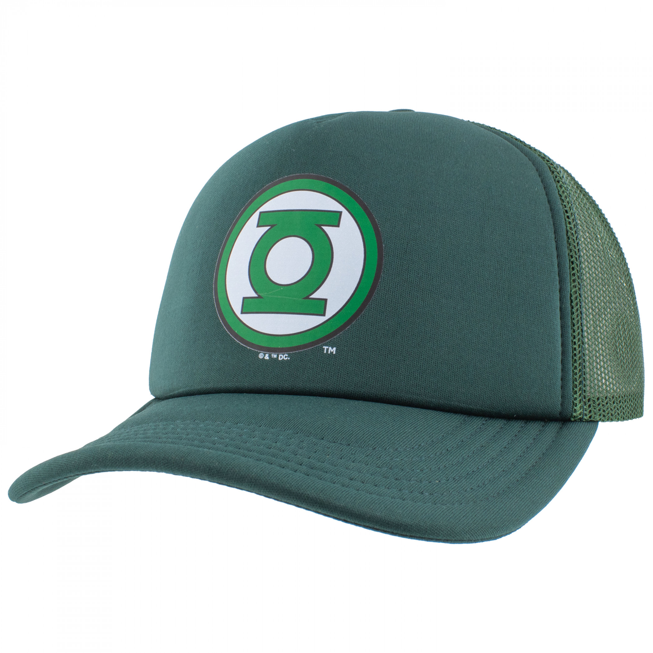 Green Lantern Logo Trucker Hat, Green