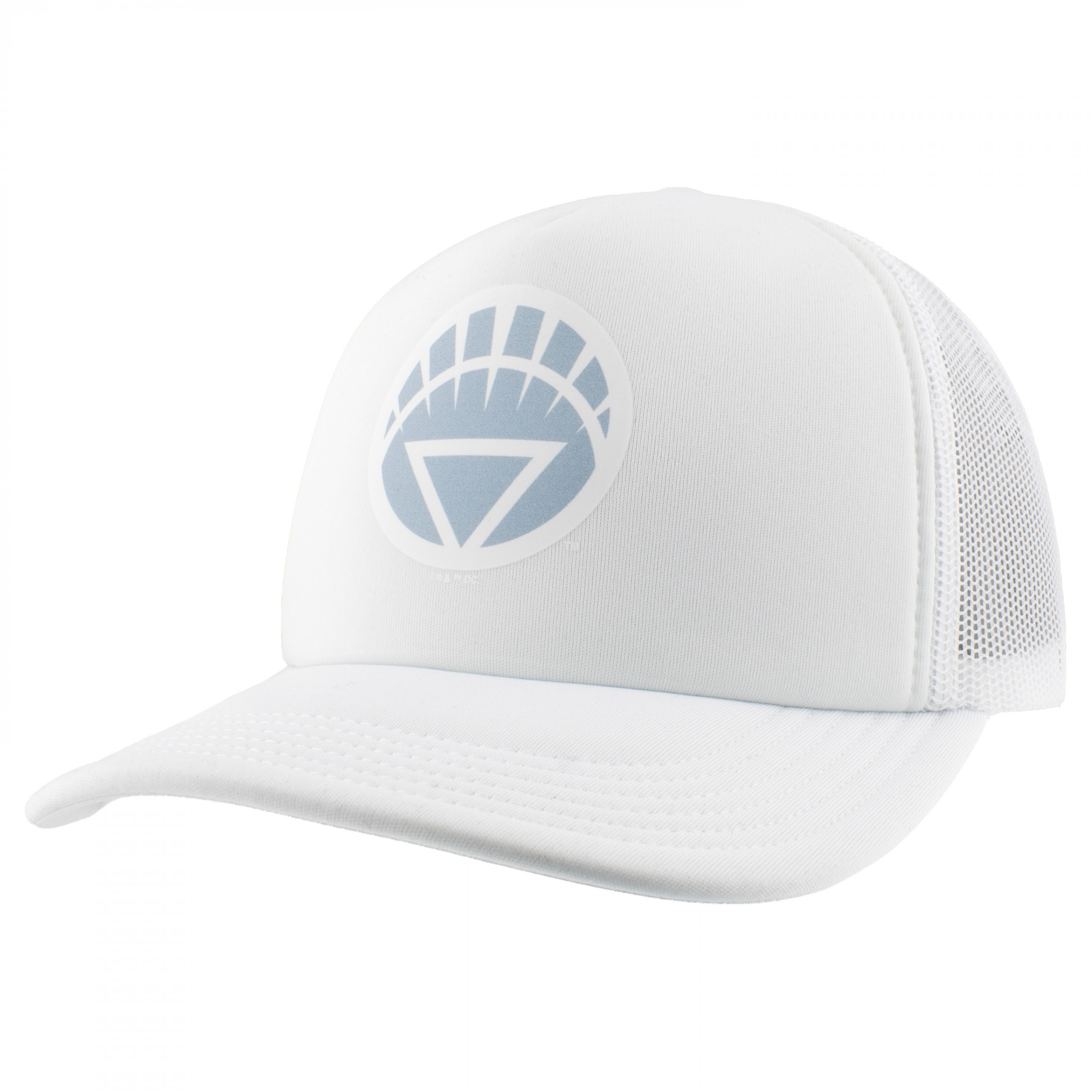 White Lantern Logo Trucker Hat, White