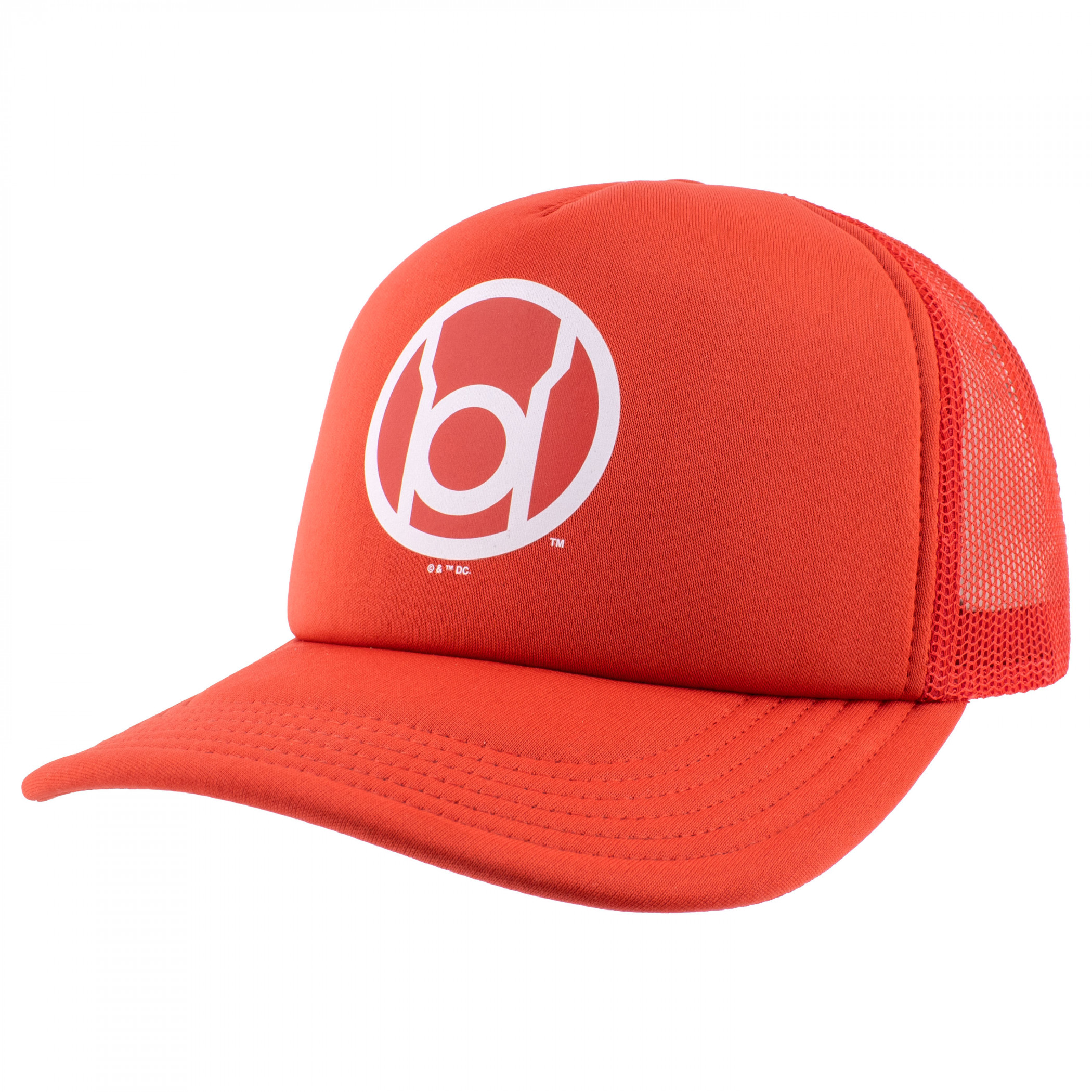 Red Lantern Logo Trucker Hat, Orange