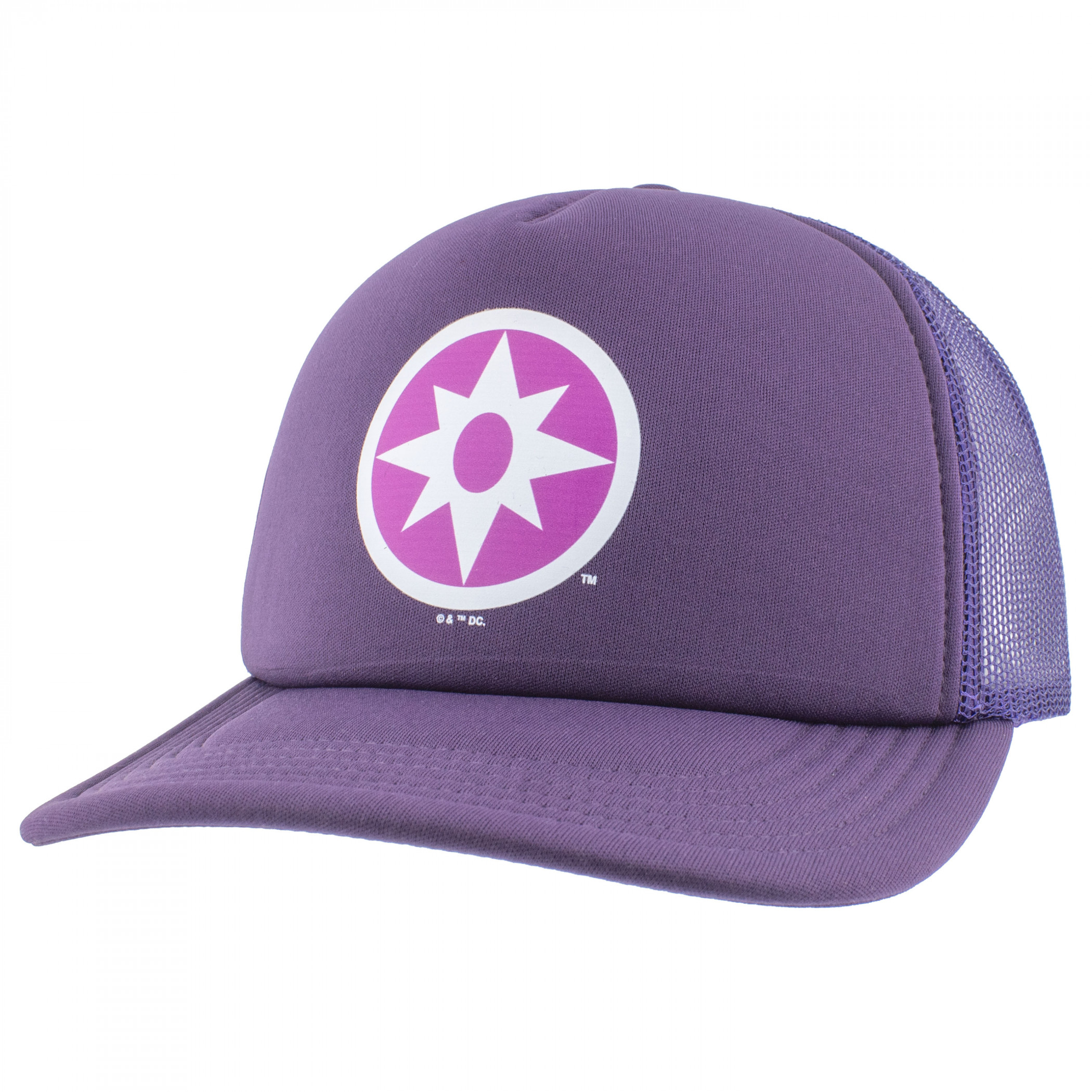 Violet Lantern Logo Trucker Hat, Purple