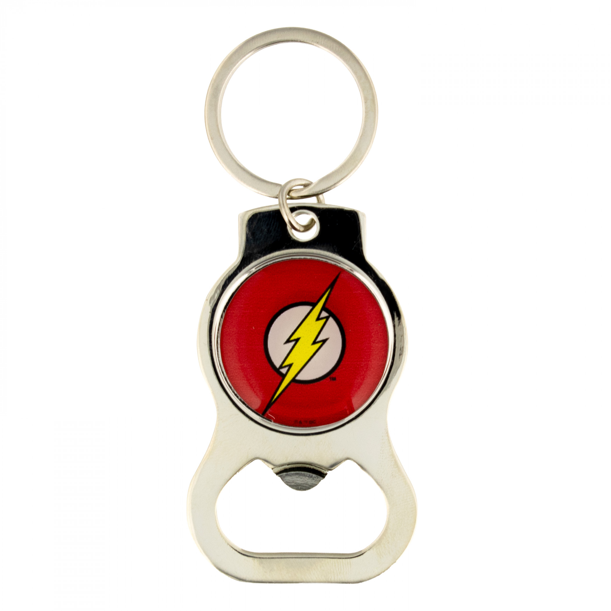 The Flash Logo Bottle Opener Keychain