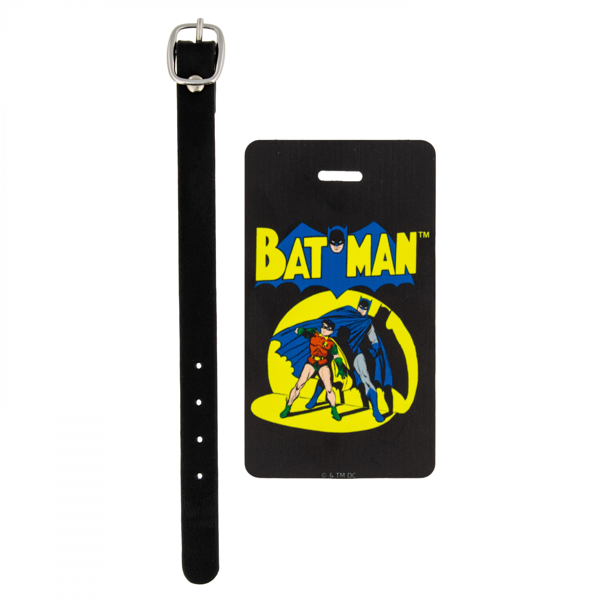 Batman and Robin Comic Art Luggage Tags 2-Pack, Multi-Color