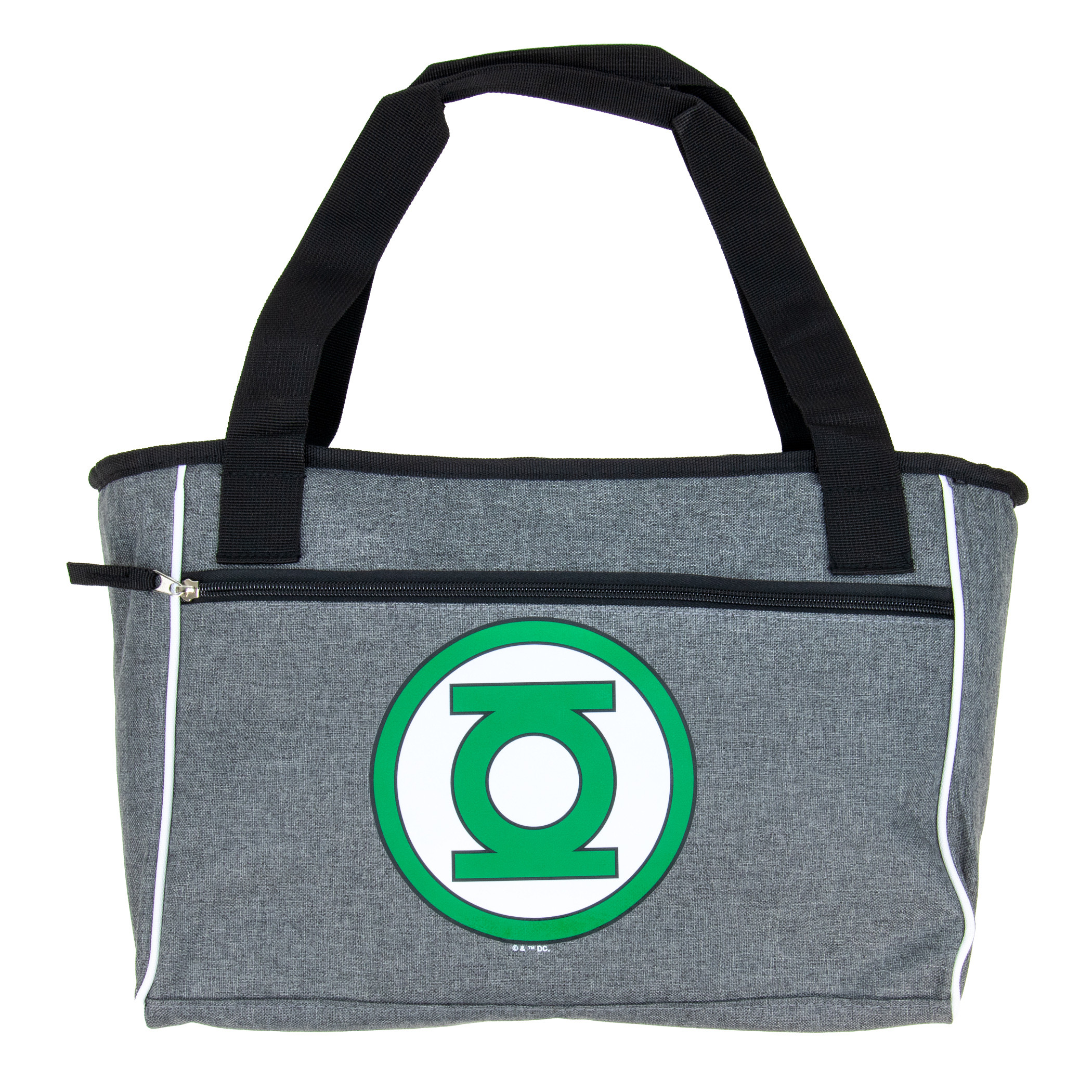 Green Lantern Logo Cooler Tote Bag, Grey