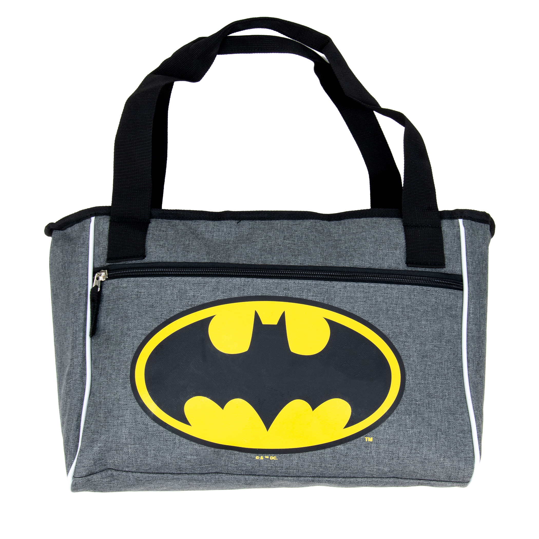 Batman Logo Cooler Tote Bag, Grey