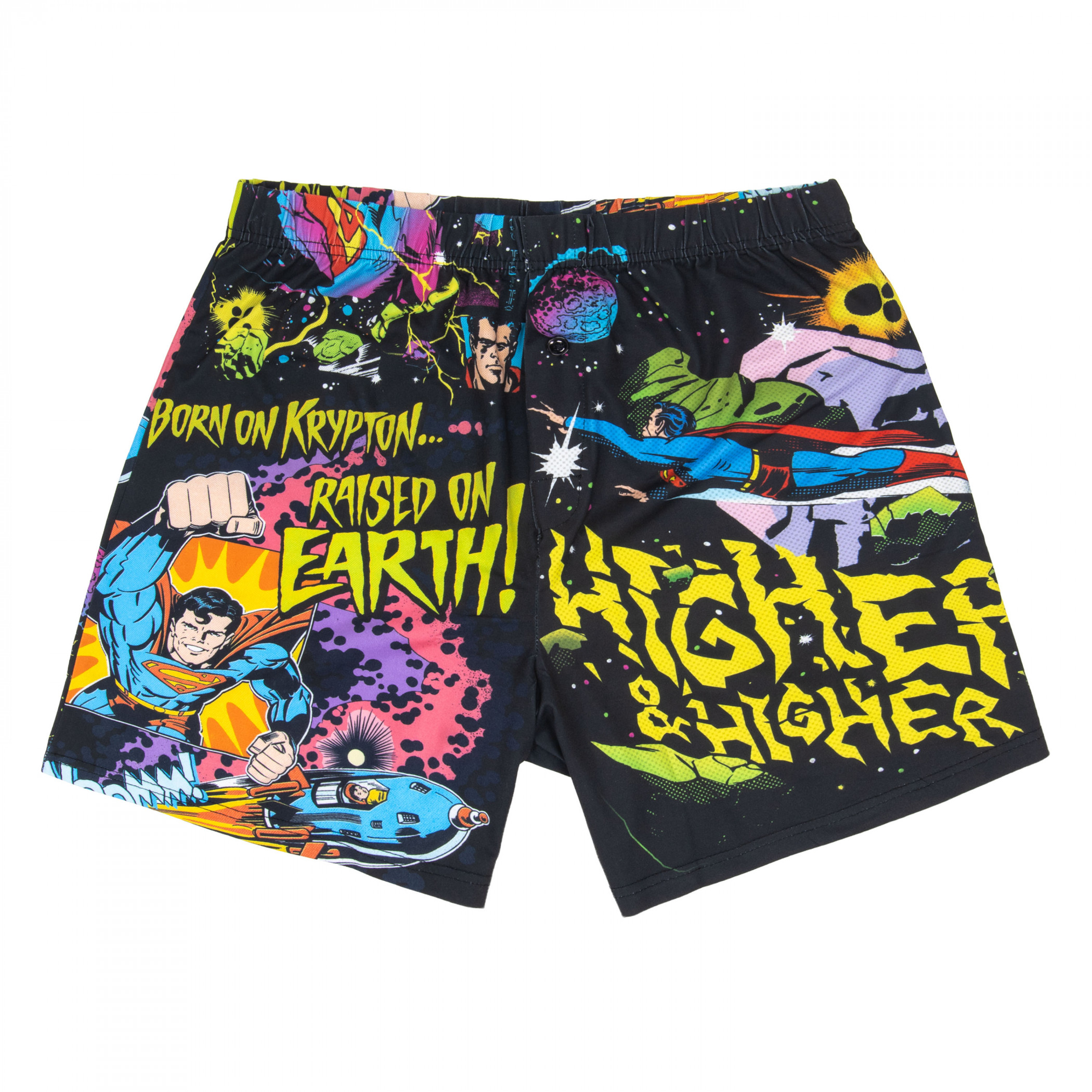 Superman Higher & Higher Men's Boxer Shorts, Multi-Color