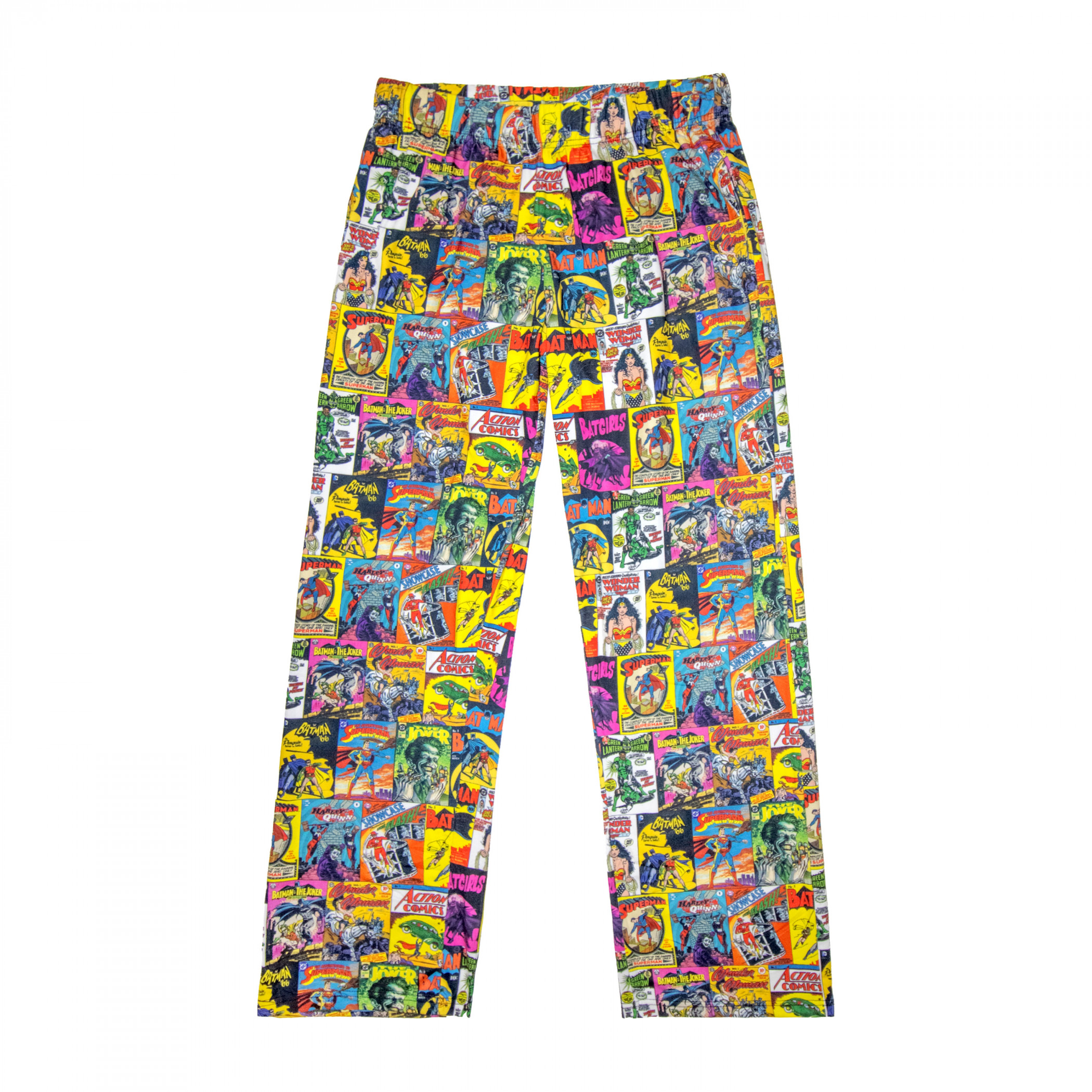 DC Comics Classic Comic Book Covers Sleep Pants, Multi-Color