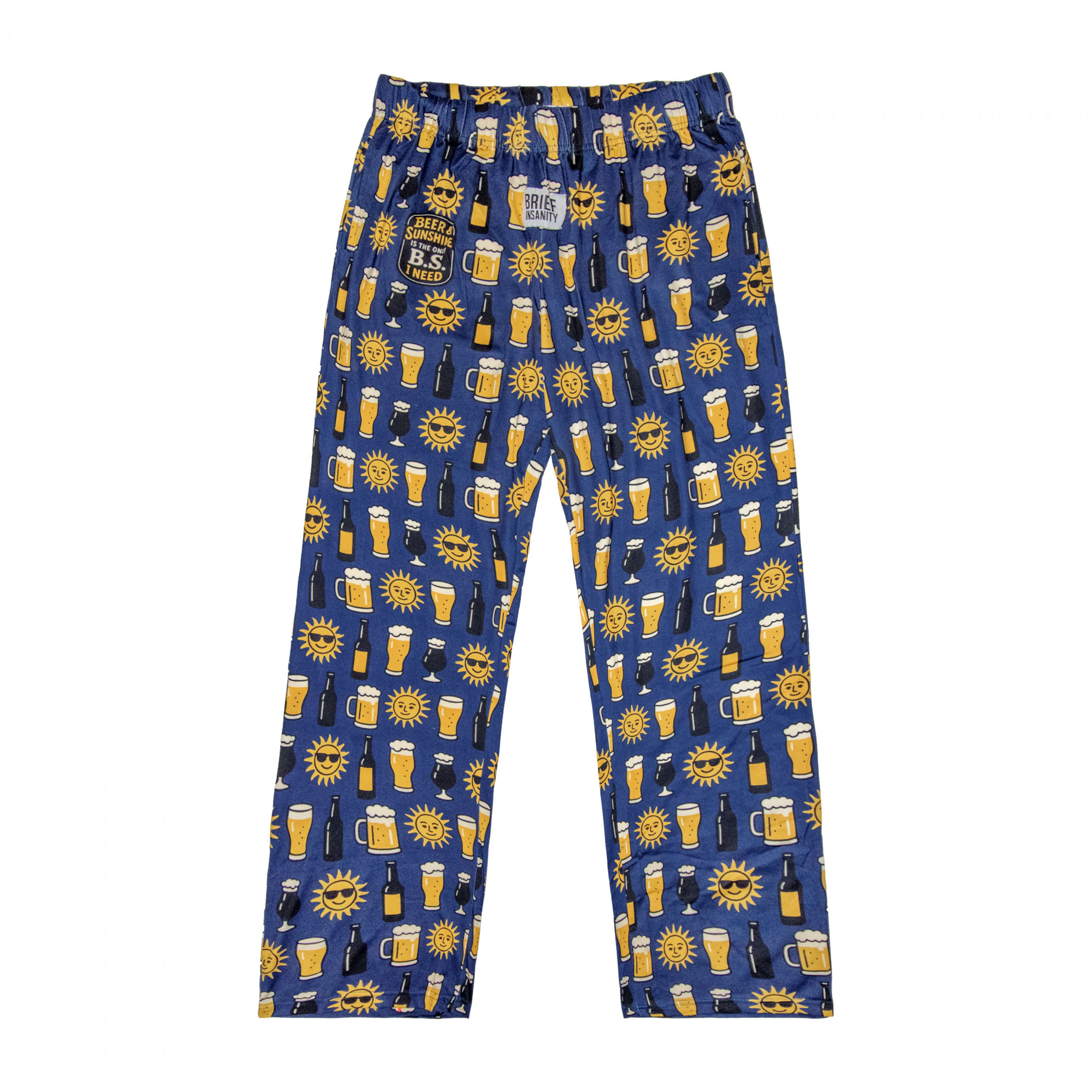 Beer and Sunshine is The Only B.S I Need All Over Print Sleep Pants