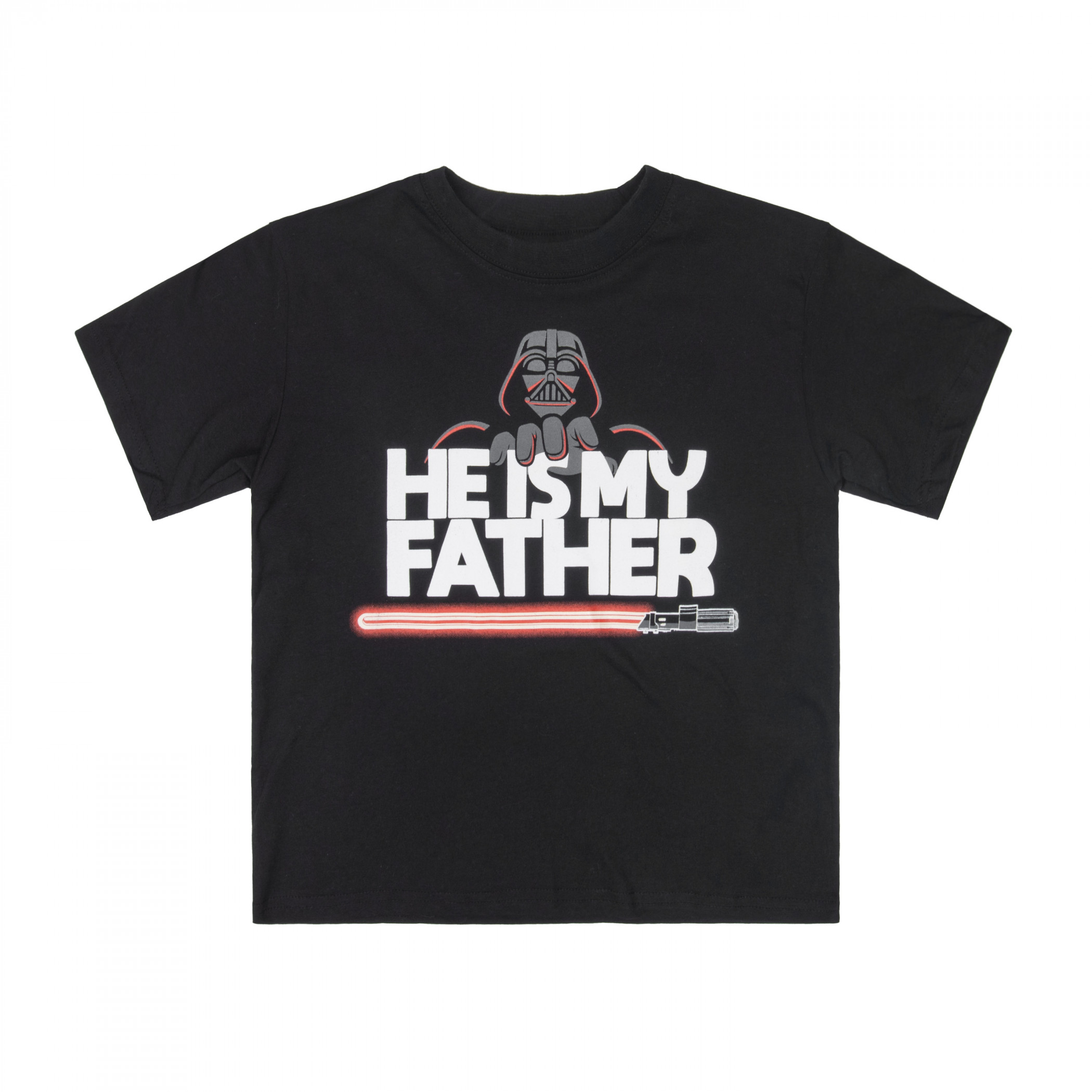 Star Wars He is My Father Youth T-Shirt, Black
