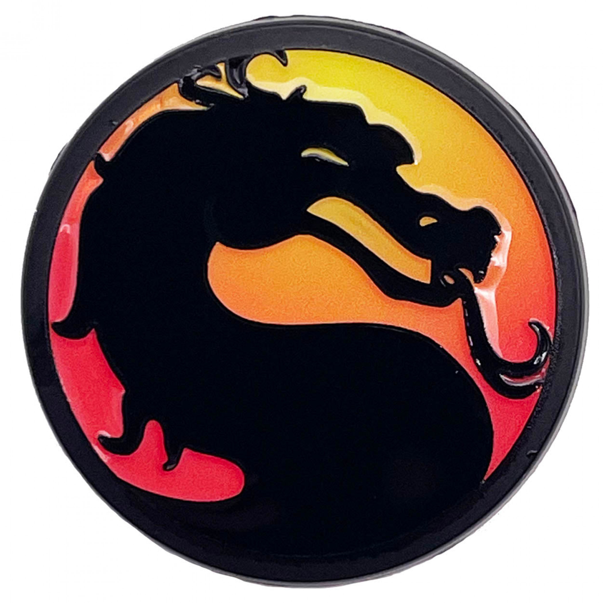 Mortal Kombat Logo Lapel Pin, Multi-Color