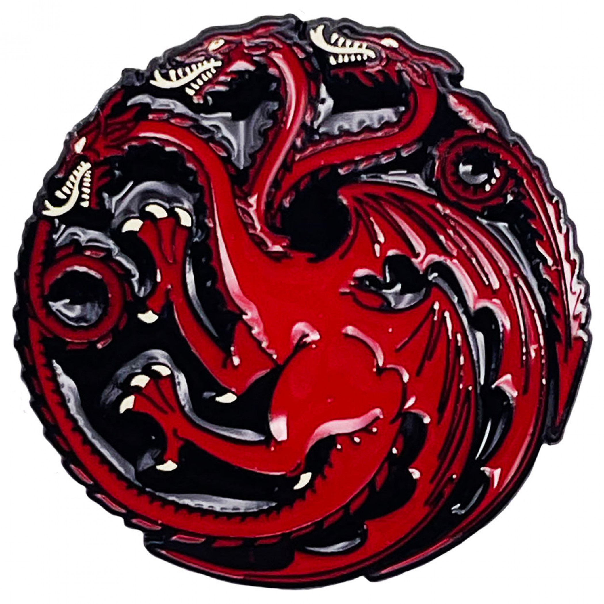 Game of Thrones Targaryen 1.25' Lapel Pin, Red