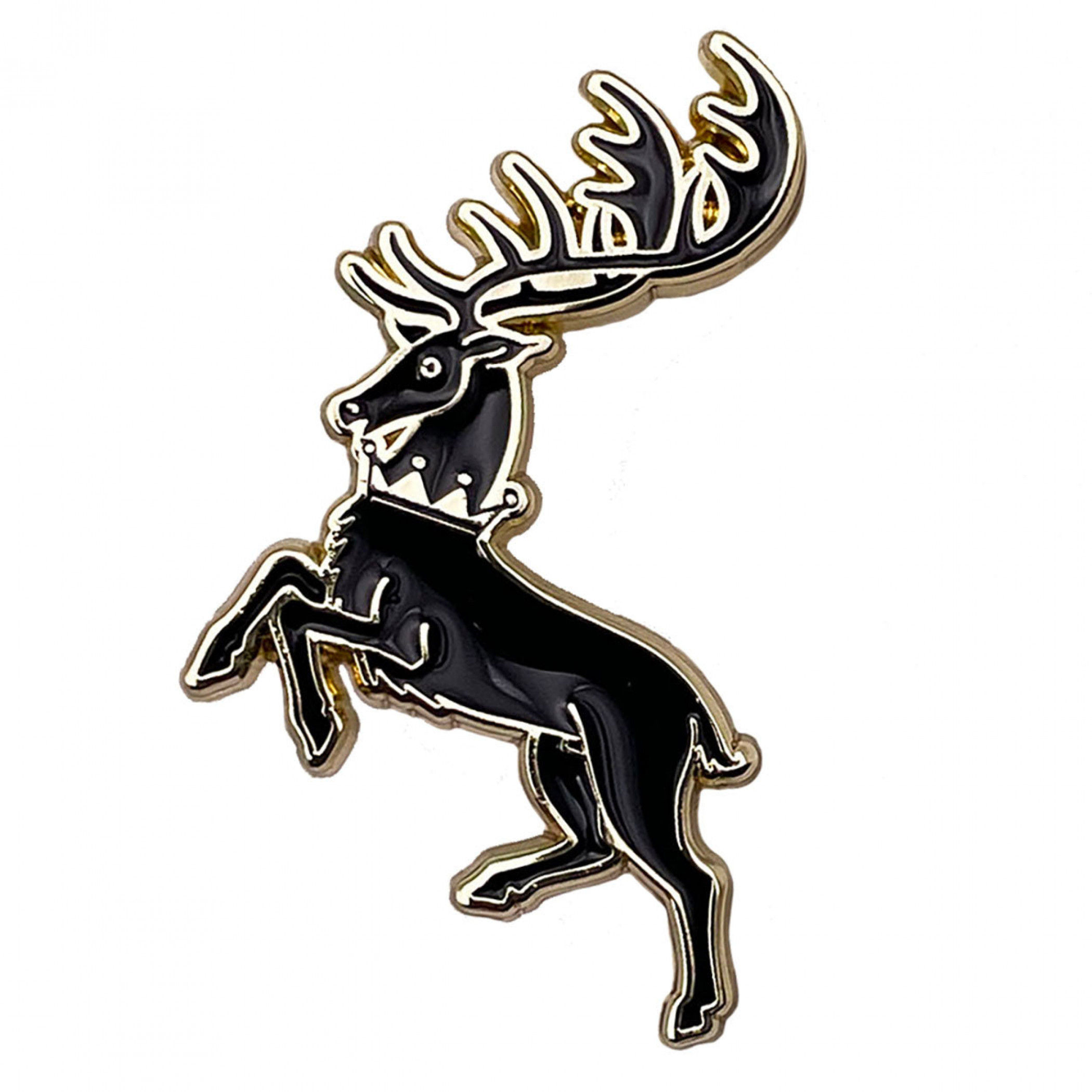 Game of Thrones Baratheon 1.35' Lapel Pin, Black