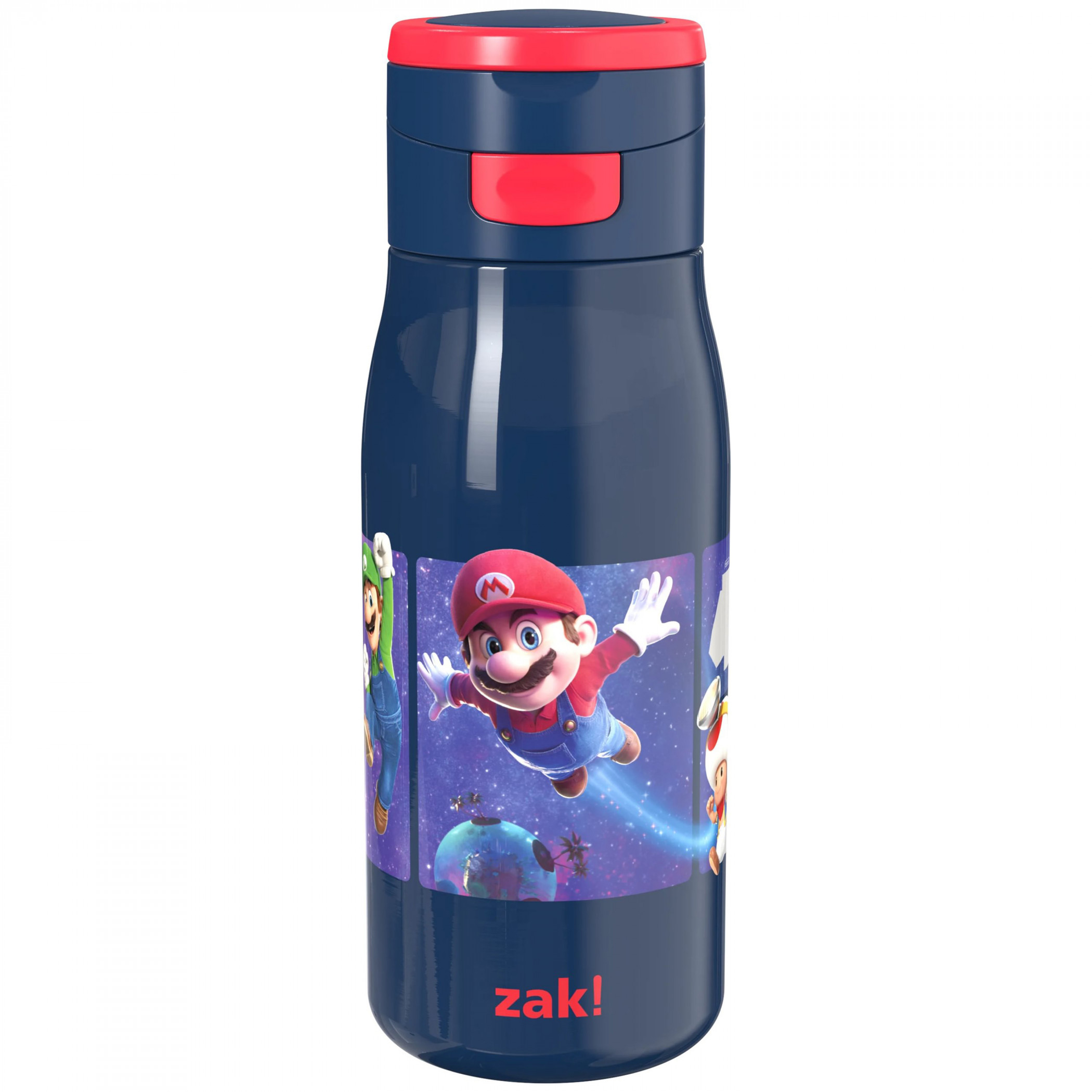 The Super Mario Galaxy Movie 13oz Stainless Steel Water Bottle, Blue