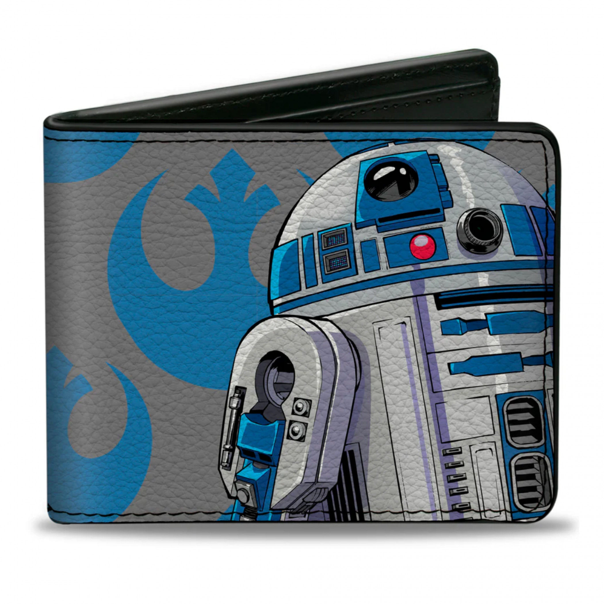 Star Wars R2-D2 with Rebel Alliance Insignias Bi-Fold Wallet, Multi-Color