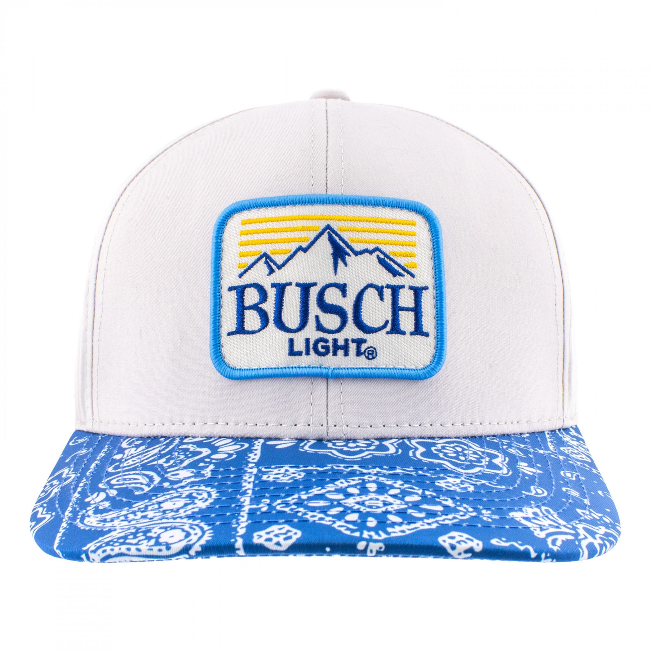 Busch Light Vintage Logo Paisley Pattern Adjustable Hat