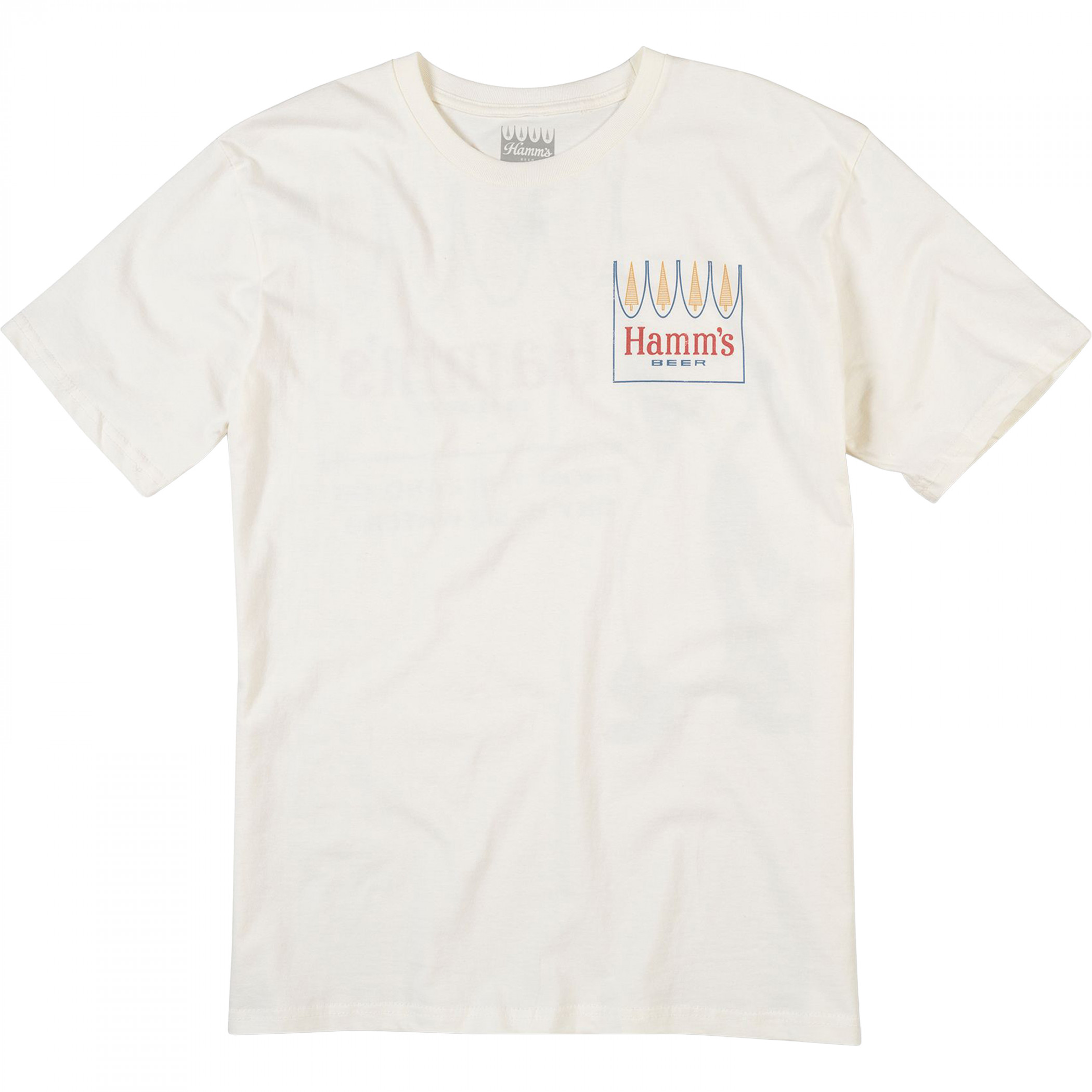 Hamm's Beer Vintage Bear Front and Back Print Premium T-Shirt