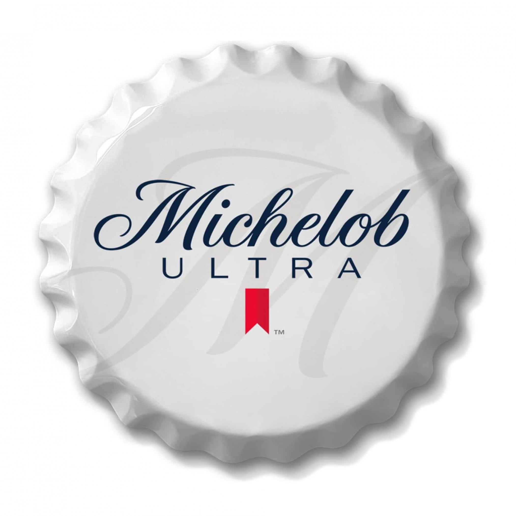 Michelob Ultra 18' Bottle Cap Tin Sign