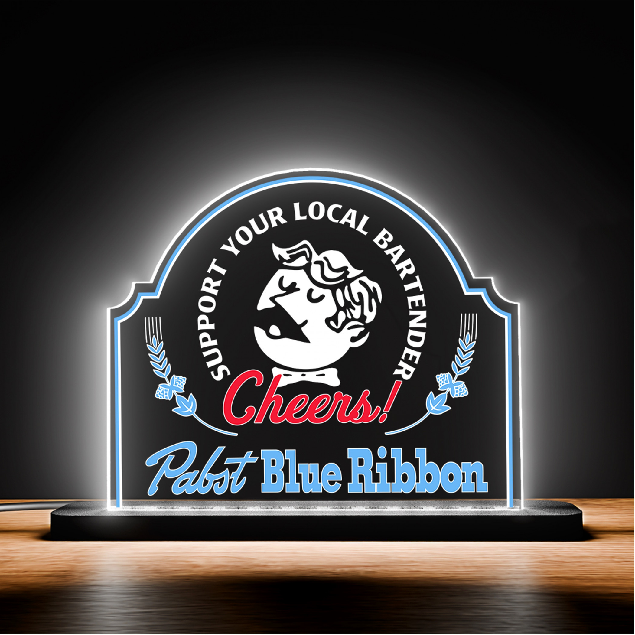 Pabst Blue Ribbon Pabst Bartender Cheers! Desk Lamp