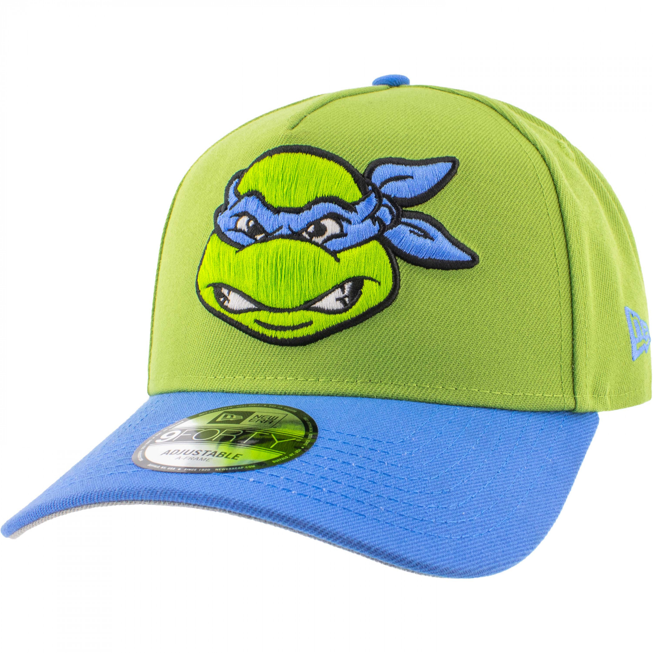 Teenage Mutant Ninja Turtles Leonardo New Era A-Frame 9Forty Adjustable Hat, Multi-Color