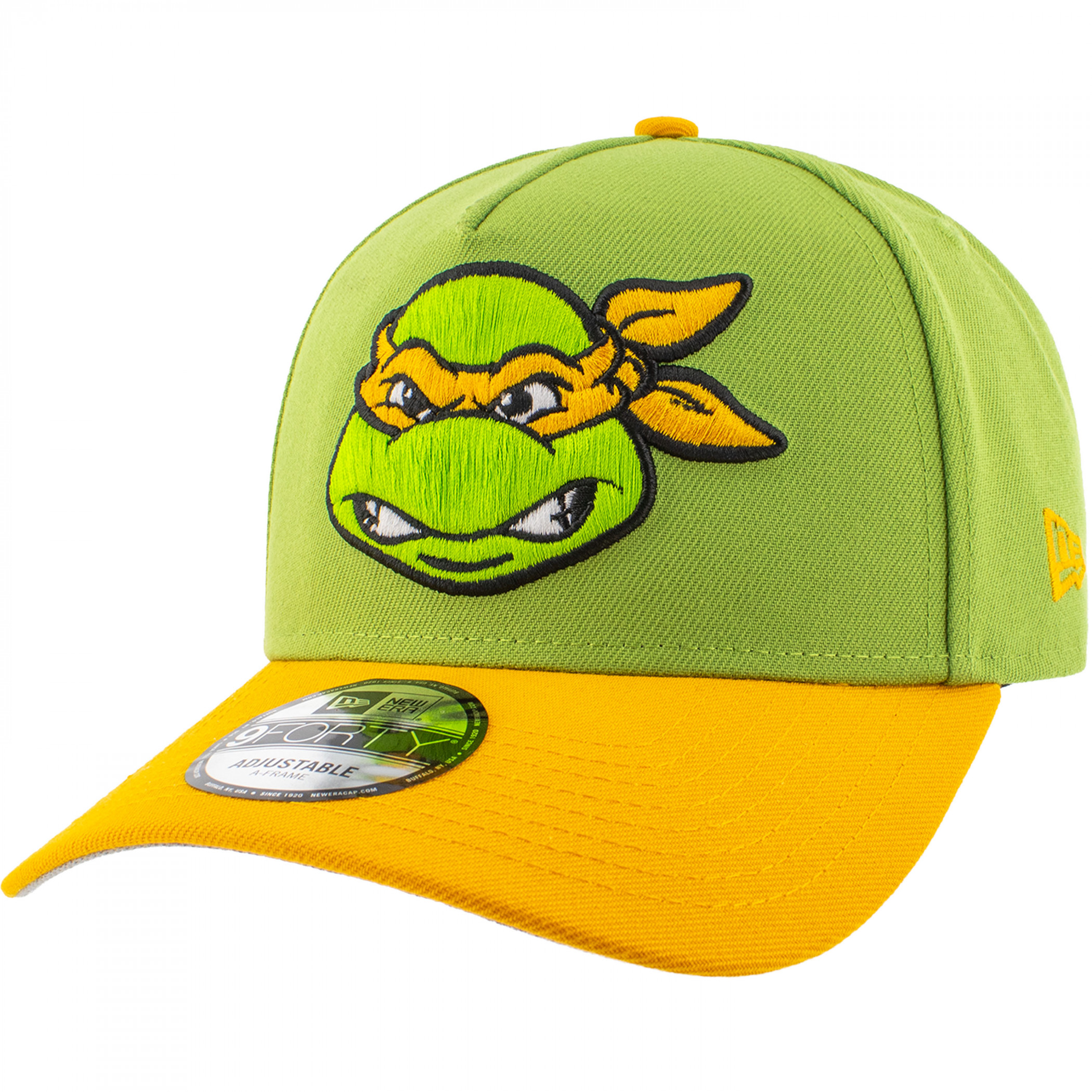 Teenage Mutant Ninja Turtles Michelangelo New Era A-Frame 9Forty Adjustable Hat, Multi-Color
