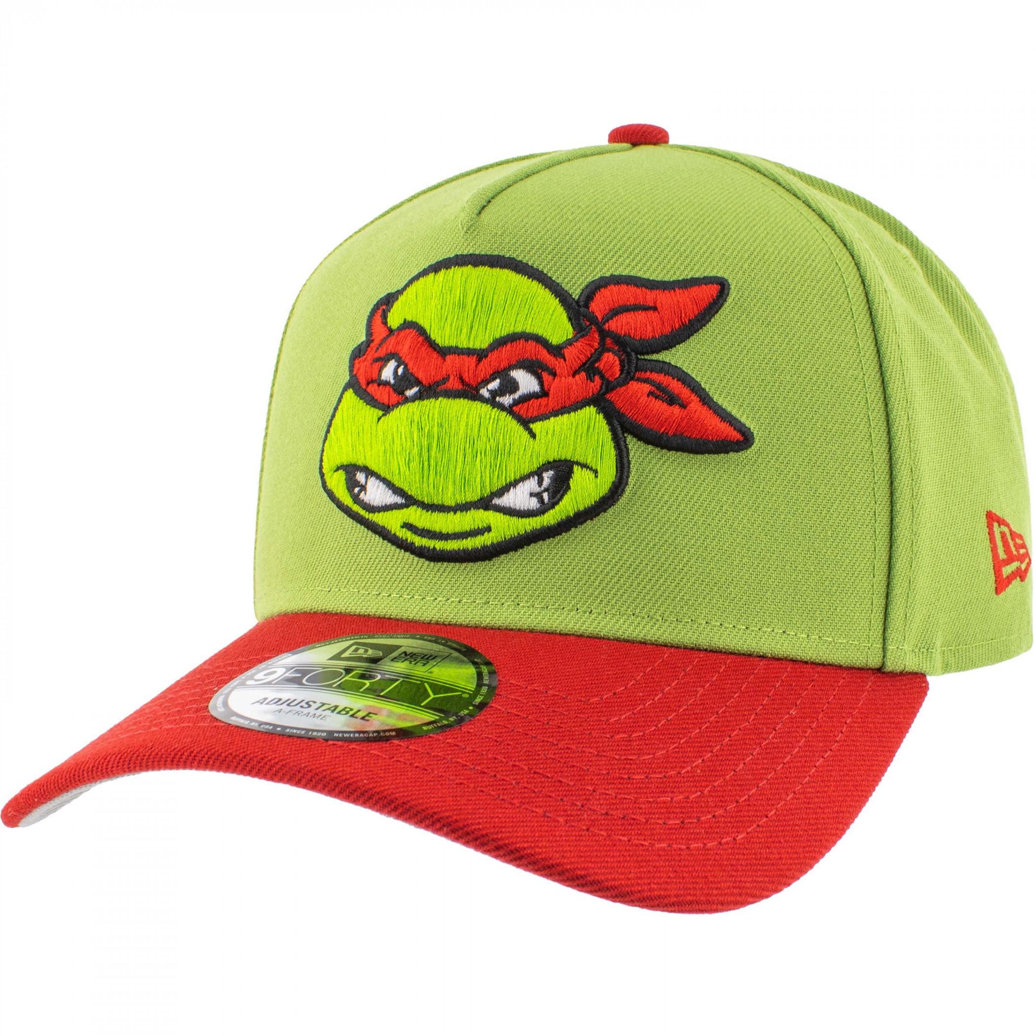 Teenage Mutant Ninja Turtles Raphael New Era A-Frame 9Forty Adjustable Hat, Multi-Color