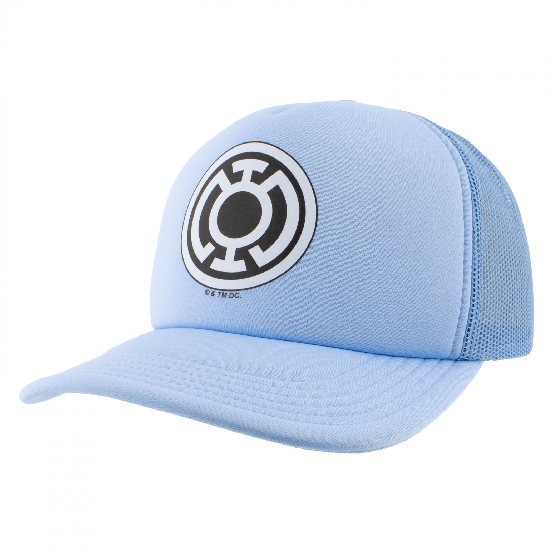 Blue Lantern Logo Trucker Hat, Blue