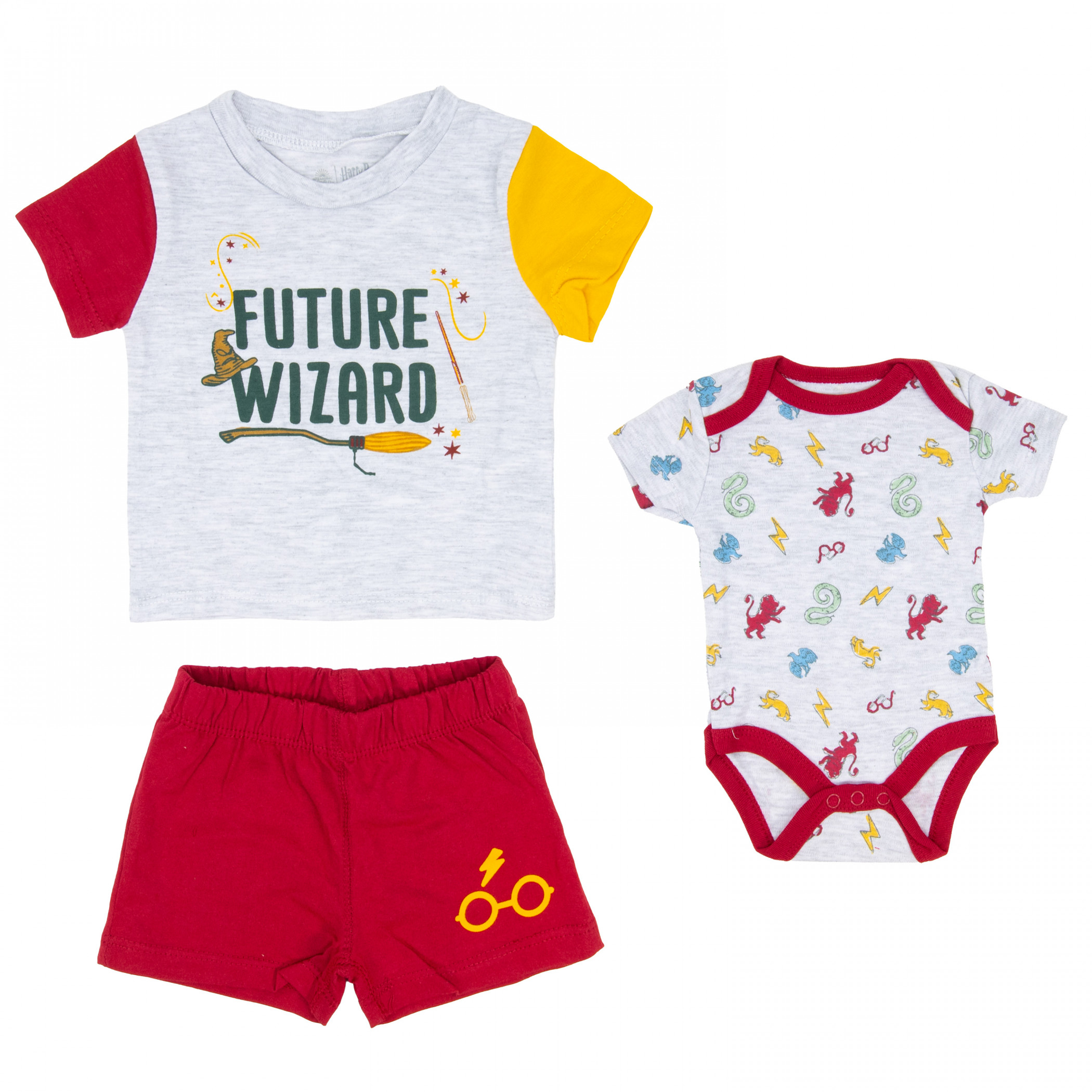 Harry Potter Future Wizard 3-Piece Infant Pajamas, Multi-Color