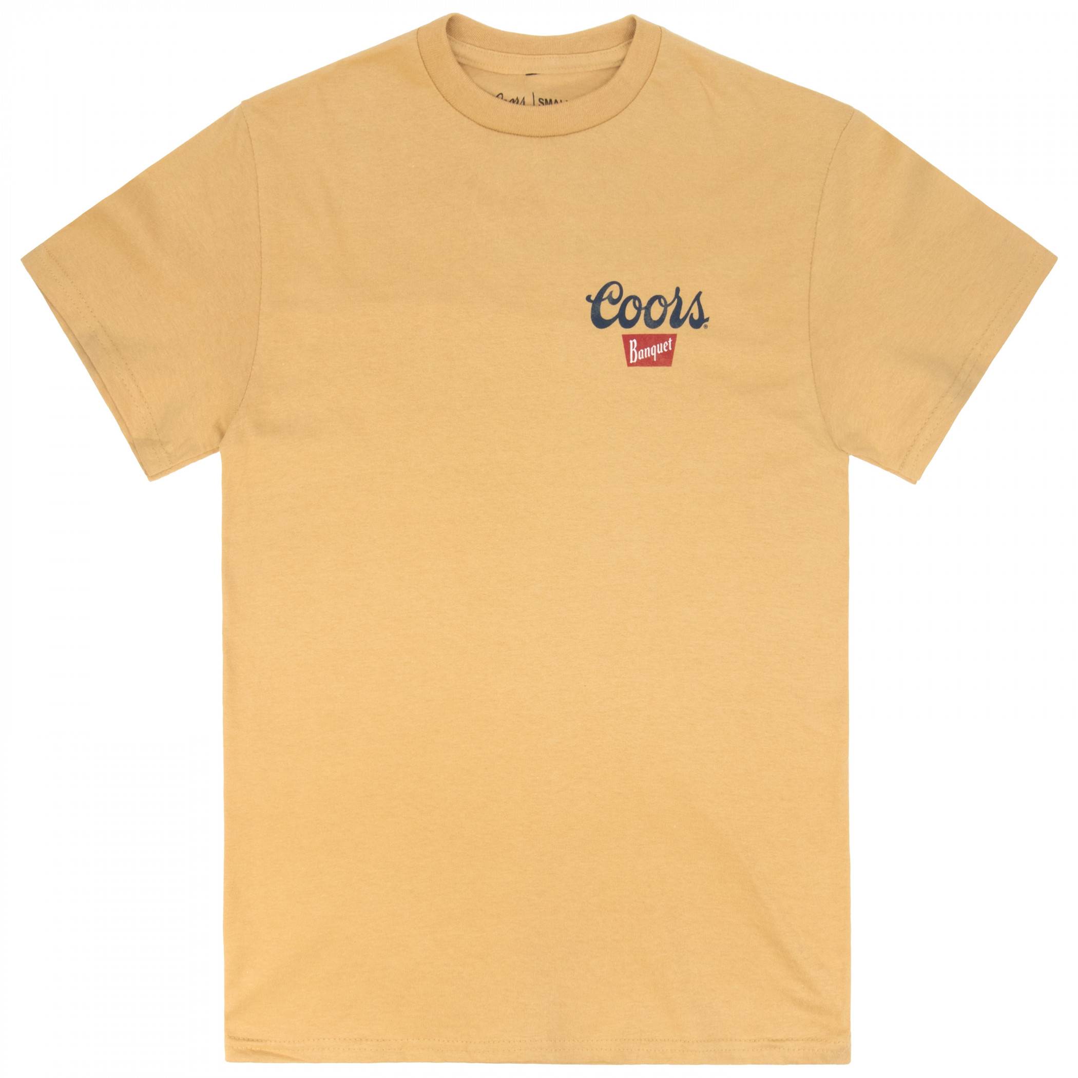 Coors Banquet Bull Skull Orange Colorway Front & Back Print Premium T-Shirt