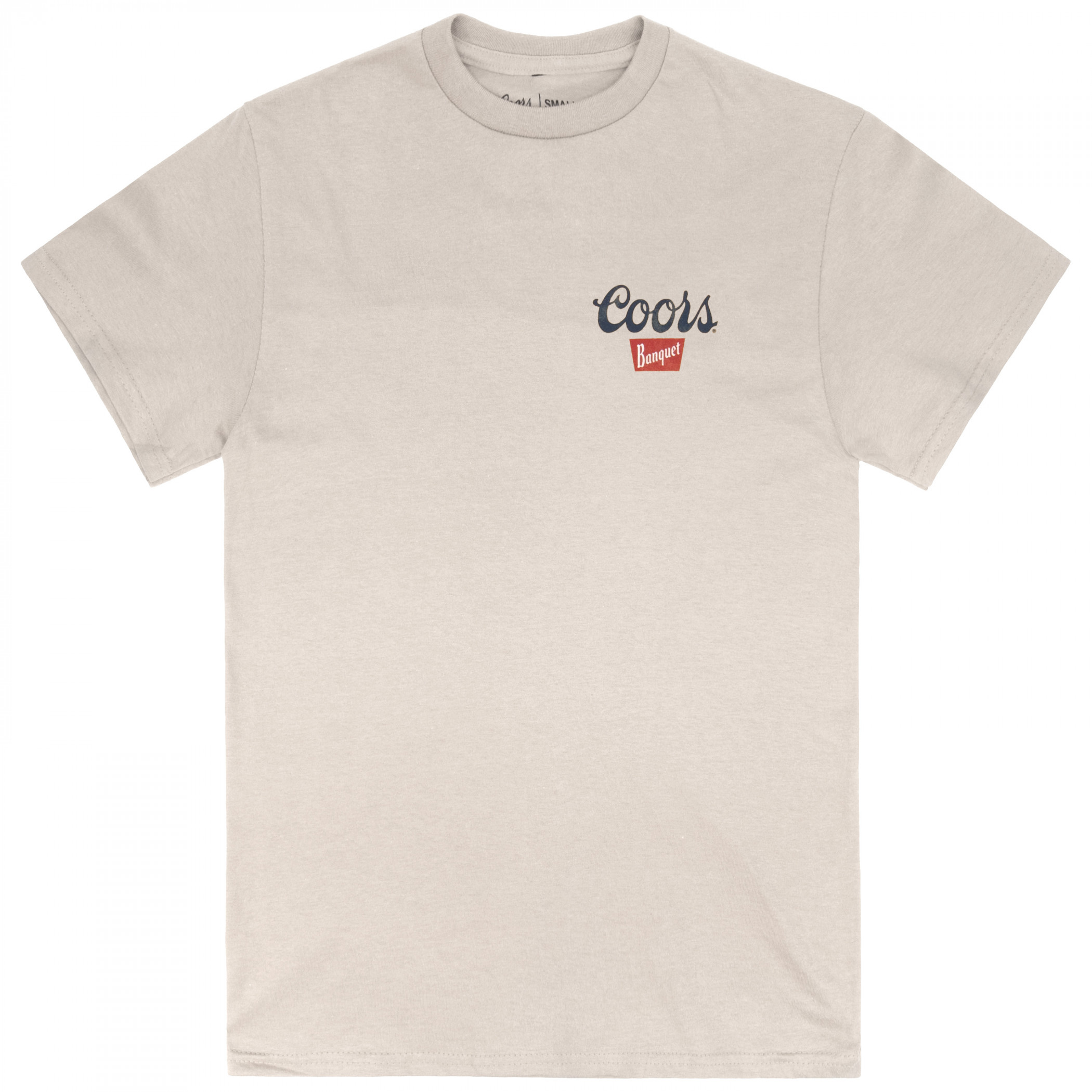 Coors Banquet Bull Skull Tan Colorway Front & Back Print Premium T-Shirt