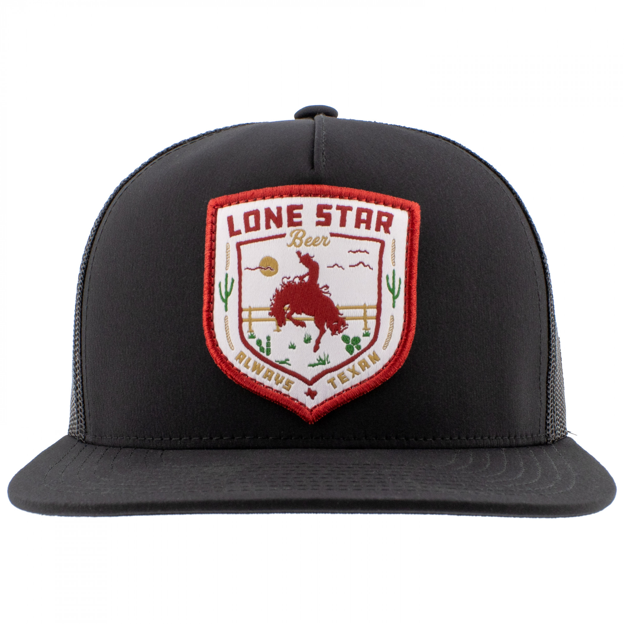 Lone Star Beer Always Texan Rodeo Adjustable Trucker Hat