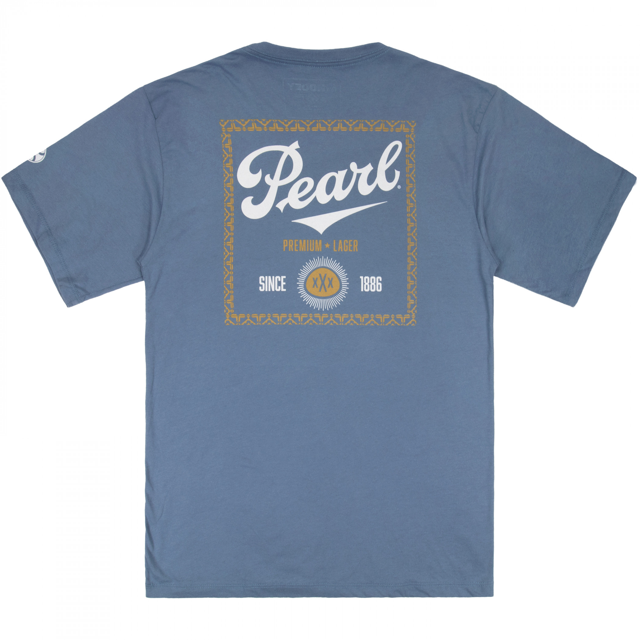 Pearl Premium Lager Frame Front and Back Print T-Shirt