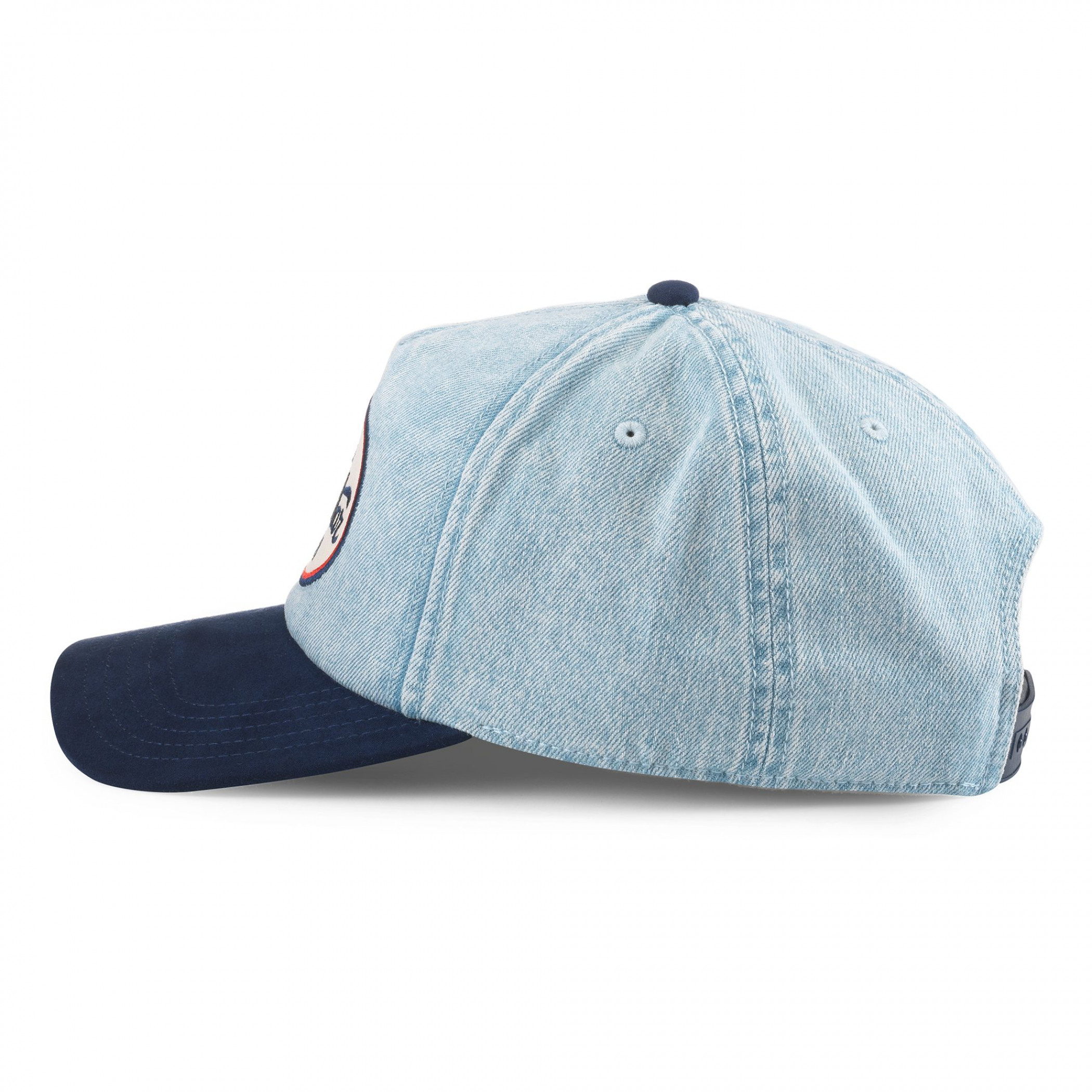 Lone Star Beer Embroidered Patch Denim Adjustable Hat