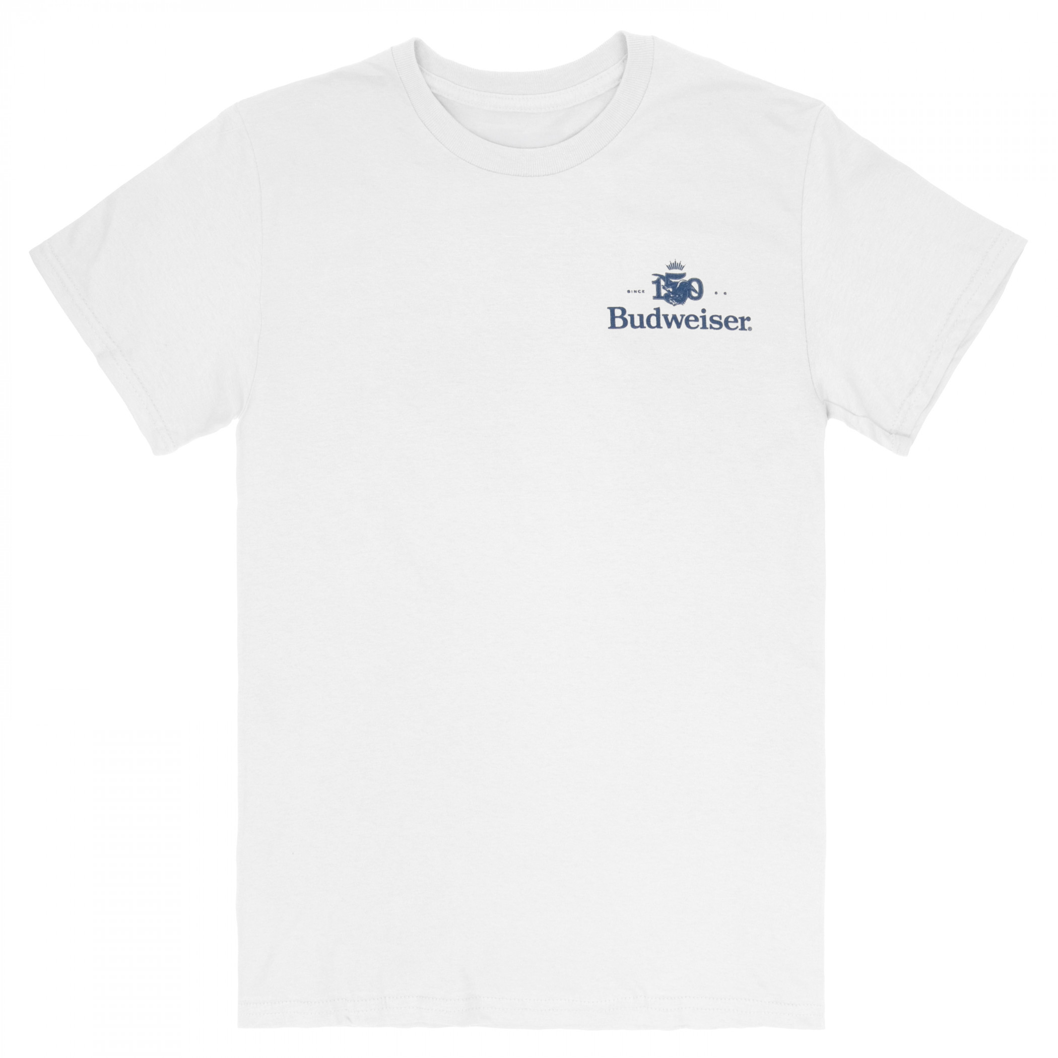 Budweiser 150 Years White Premium T-Shirt by Junk Food