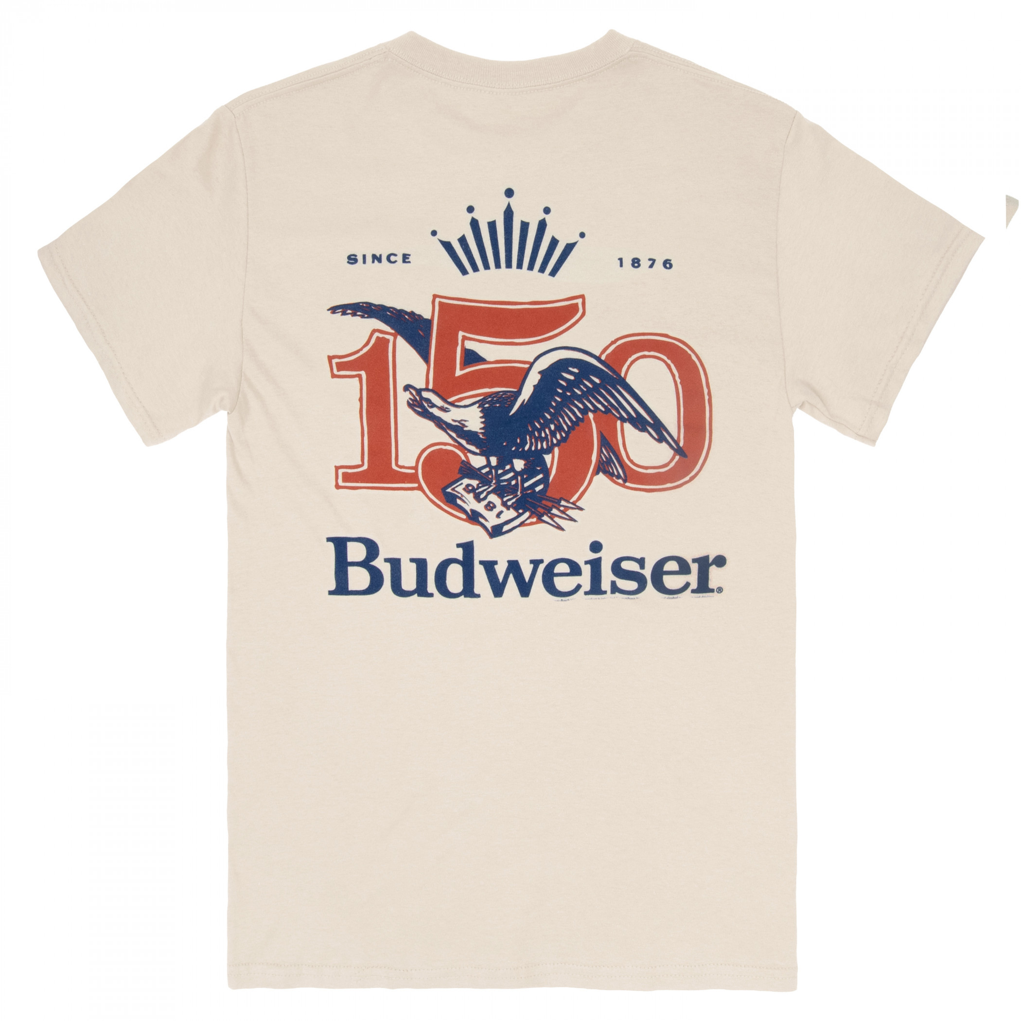 Budweiser 150 Years Tan Premium T-Shirt by Junk Food