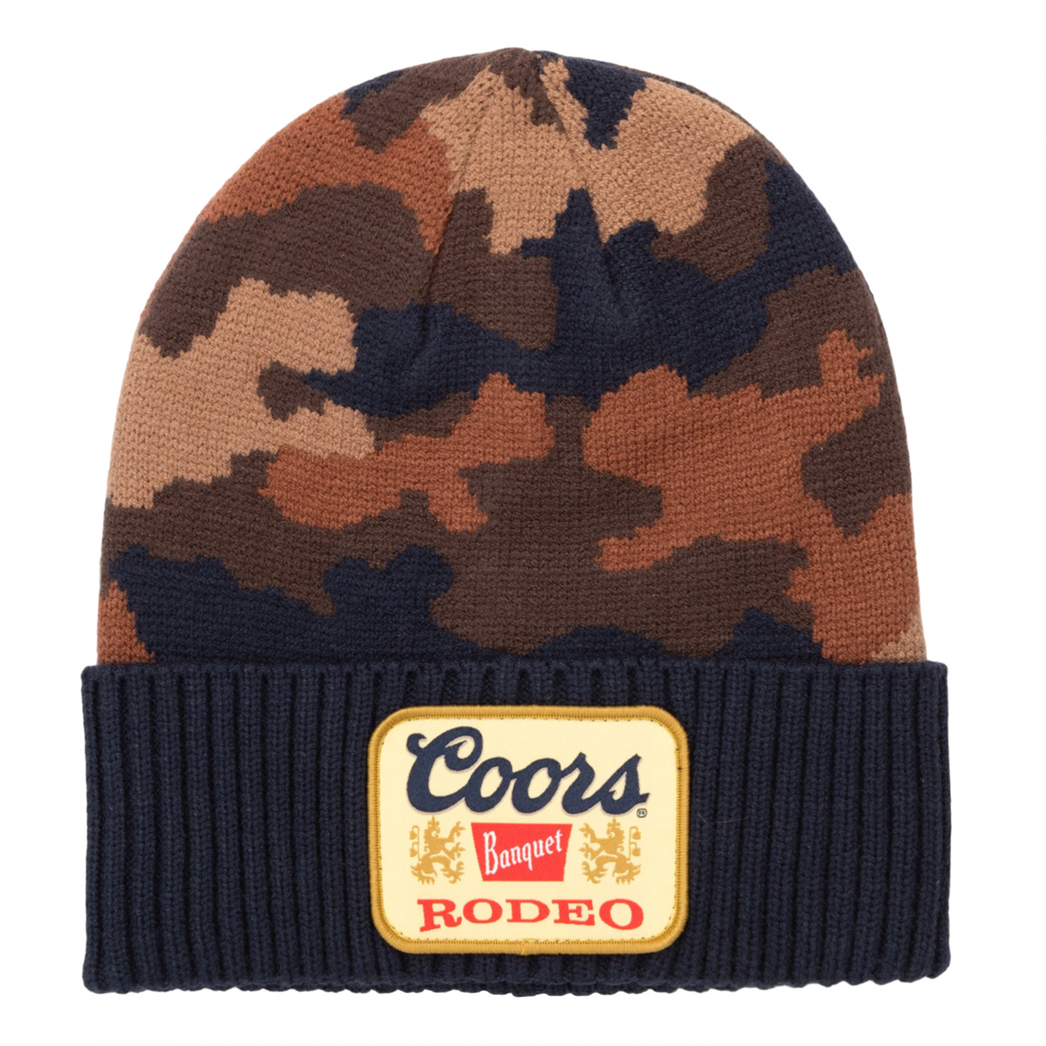 Coors Banquet Rodeo Camo Jacquard Knit Cuffed Beanie
