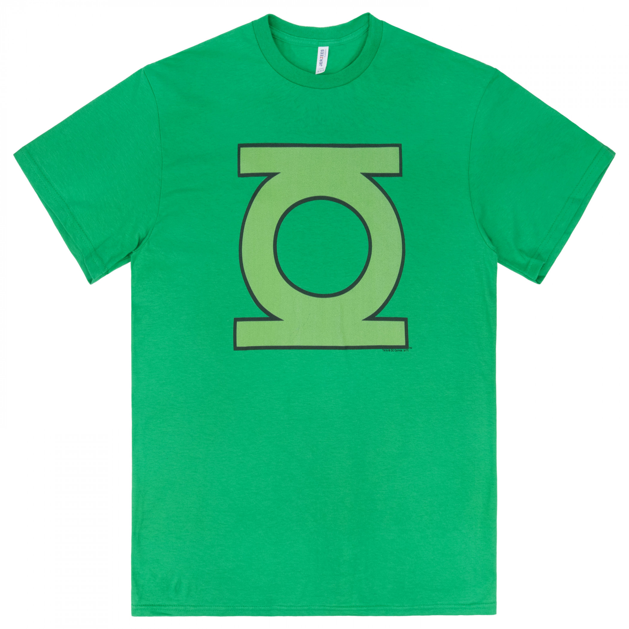 Green Lantern Classic Logo Green Colorway T-Shirt, Green