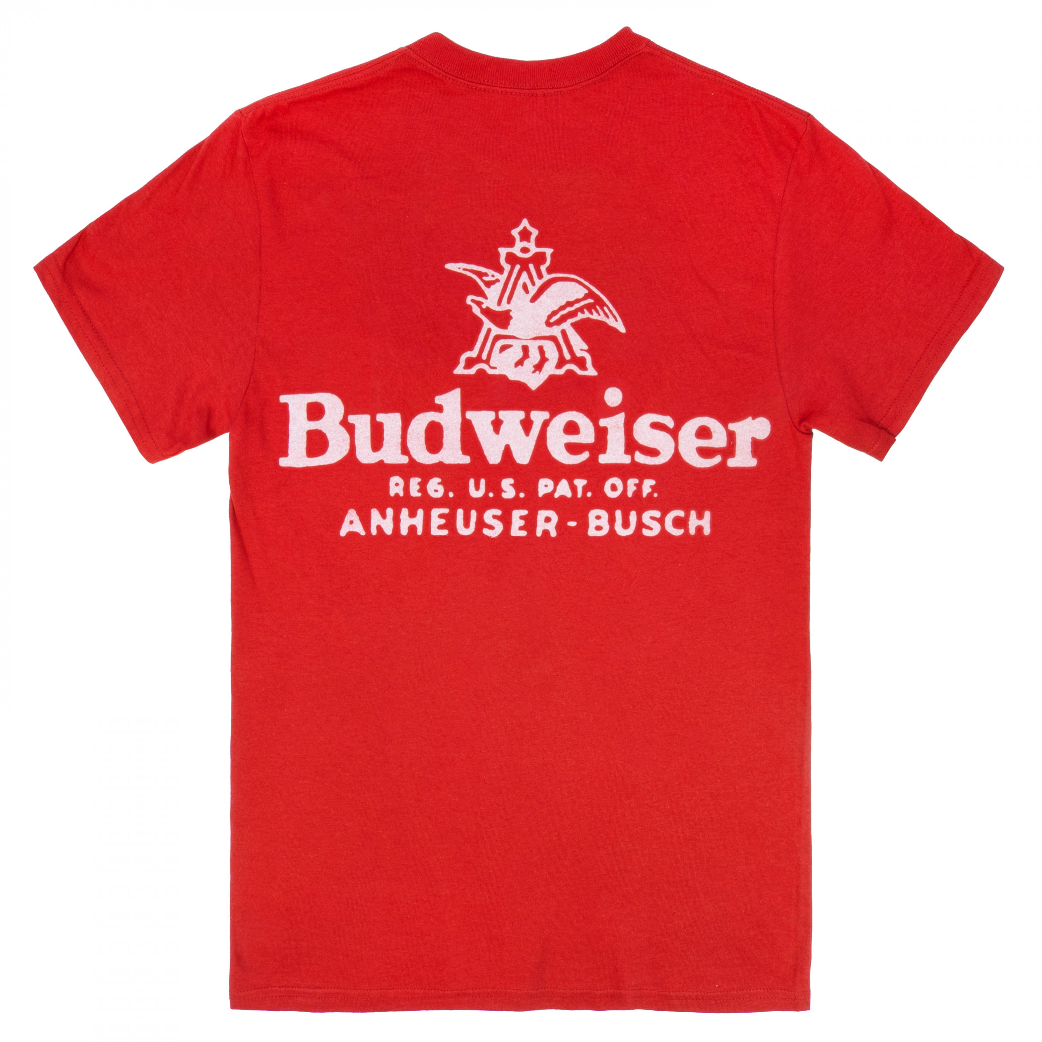 Budweiser Anheuser Busch Vintage Enzyme Washed Premium T-Shirt by Junk Food