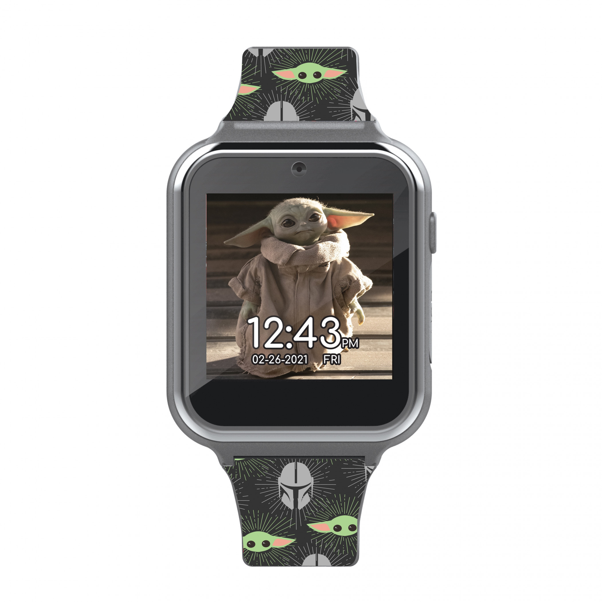 Star Wars Interactive Kids Smart Watch with Grogu & Mandalorian Band, Multi-Color