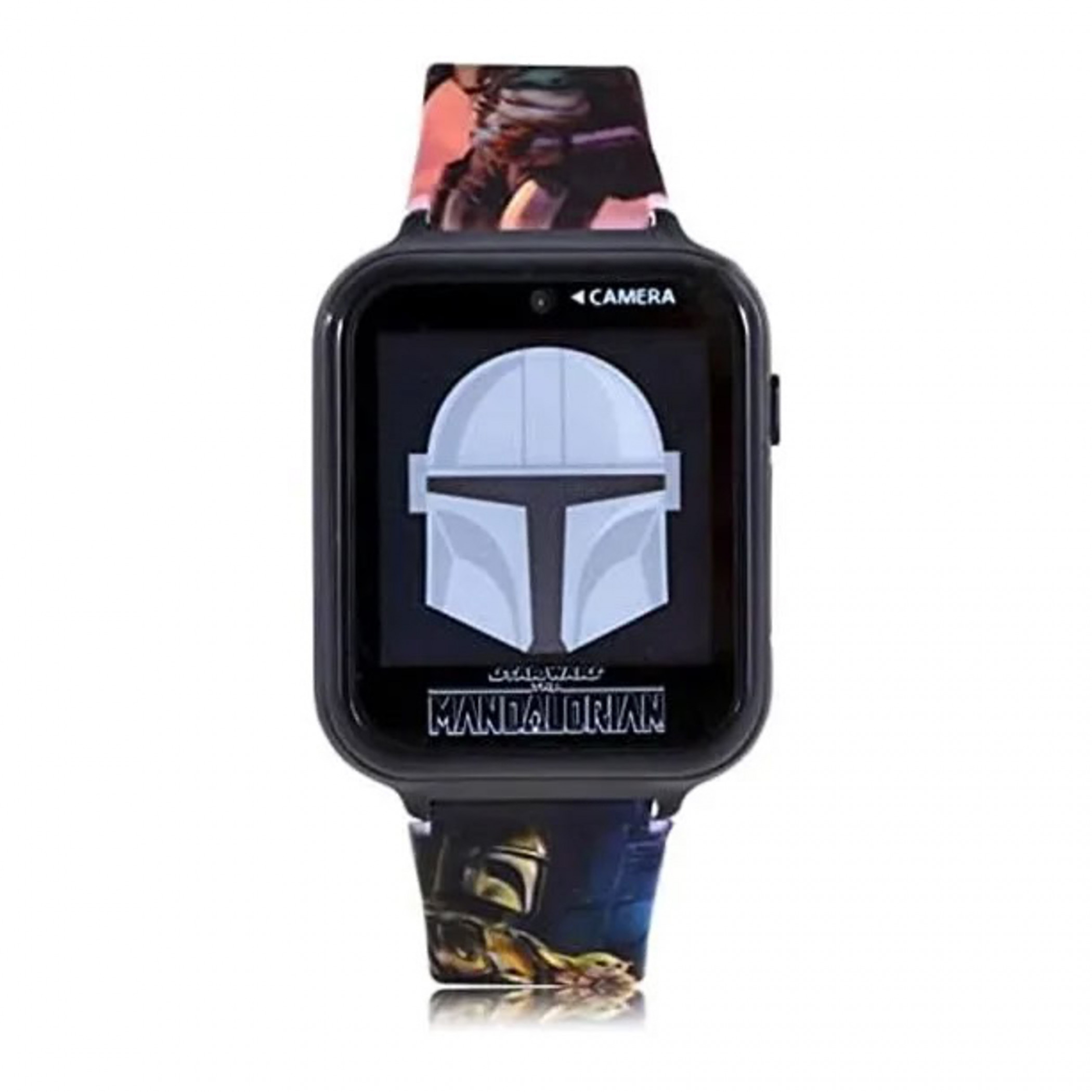 Star Wars Mandalorian Helmet Interactive Kids Smart Watch with Action Band, Multi-Color