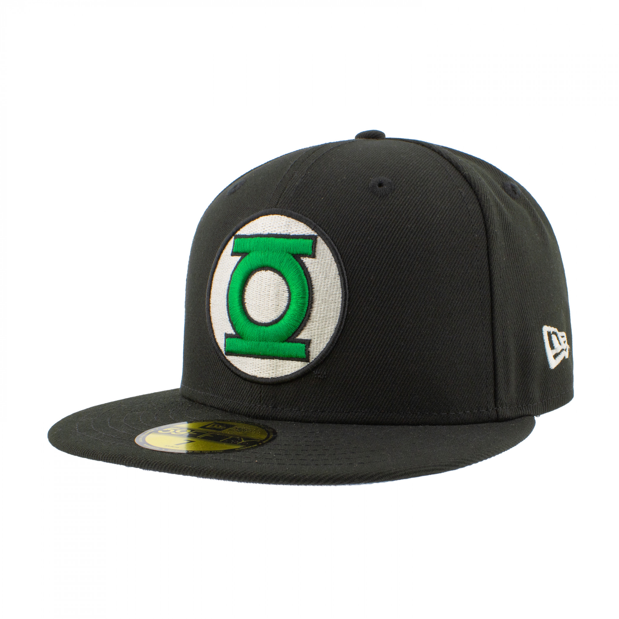 Green Lantern Logo Glow In The Dark New Era 59Fifty Fitted Hat Black