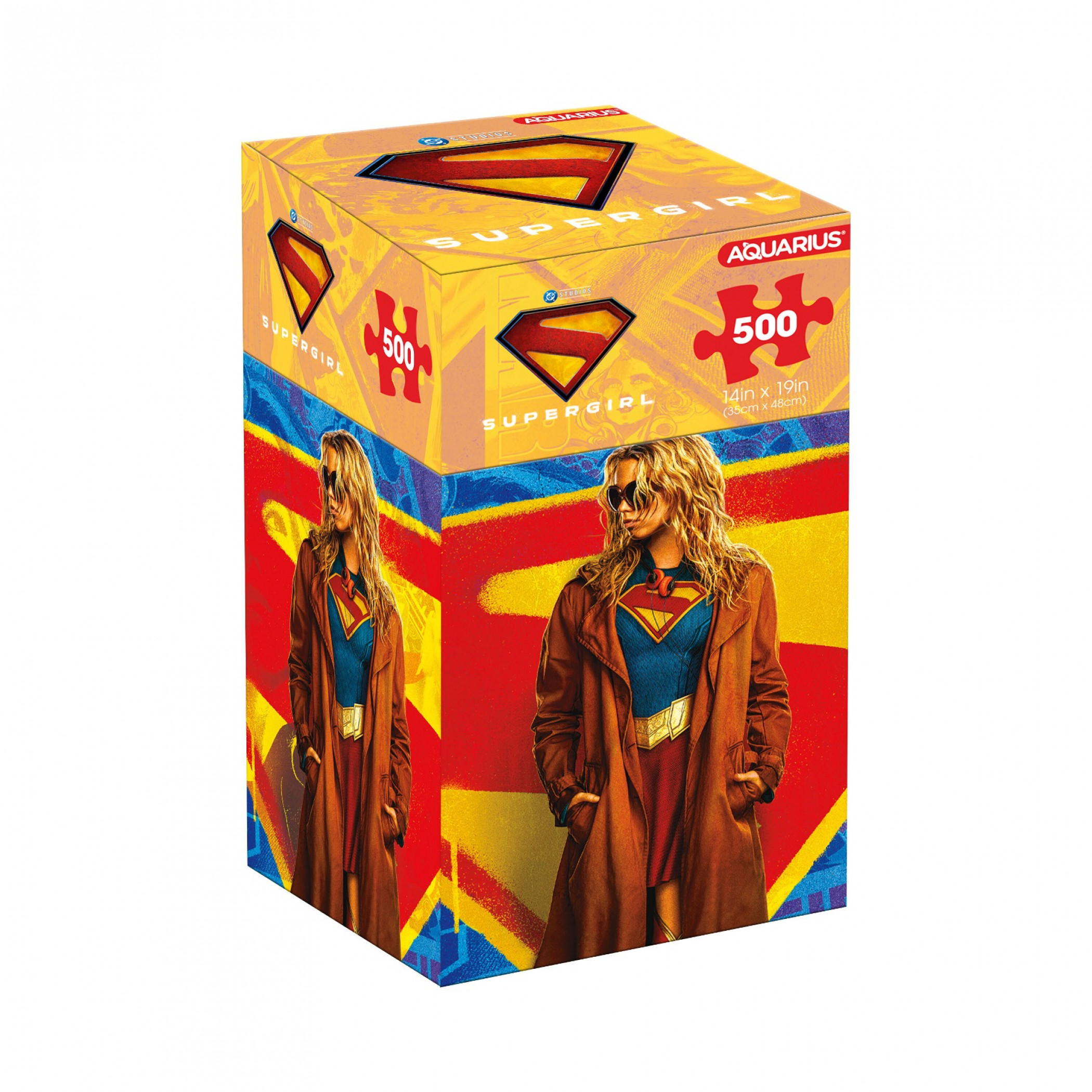 Supergirl 500-piece Jigsaw Puzzle, Multi-Color