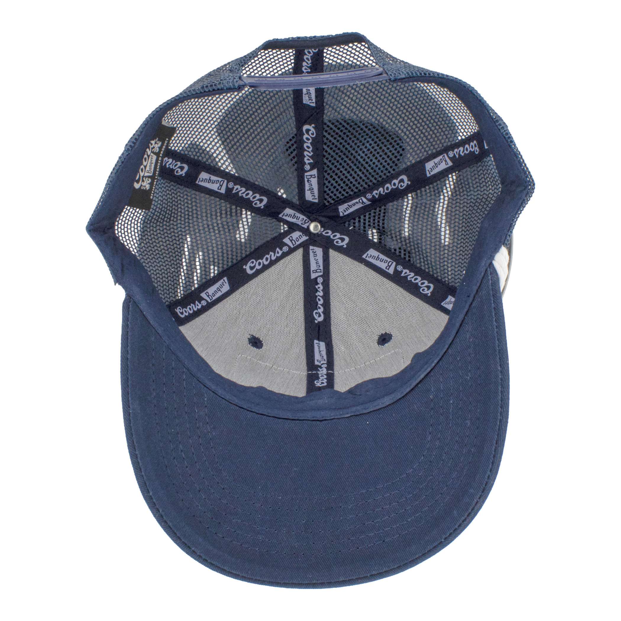 Coors Banquet Logo Patch Blue Colorway Adjustable Rope Hat