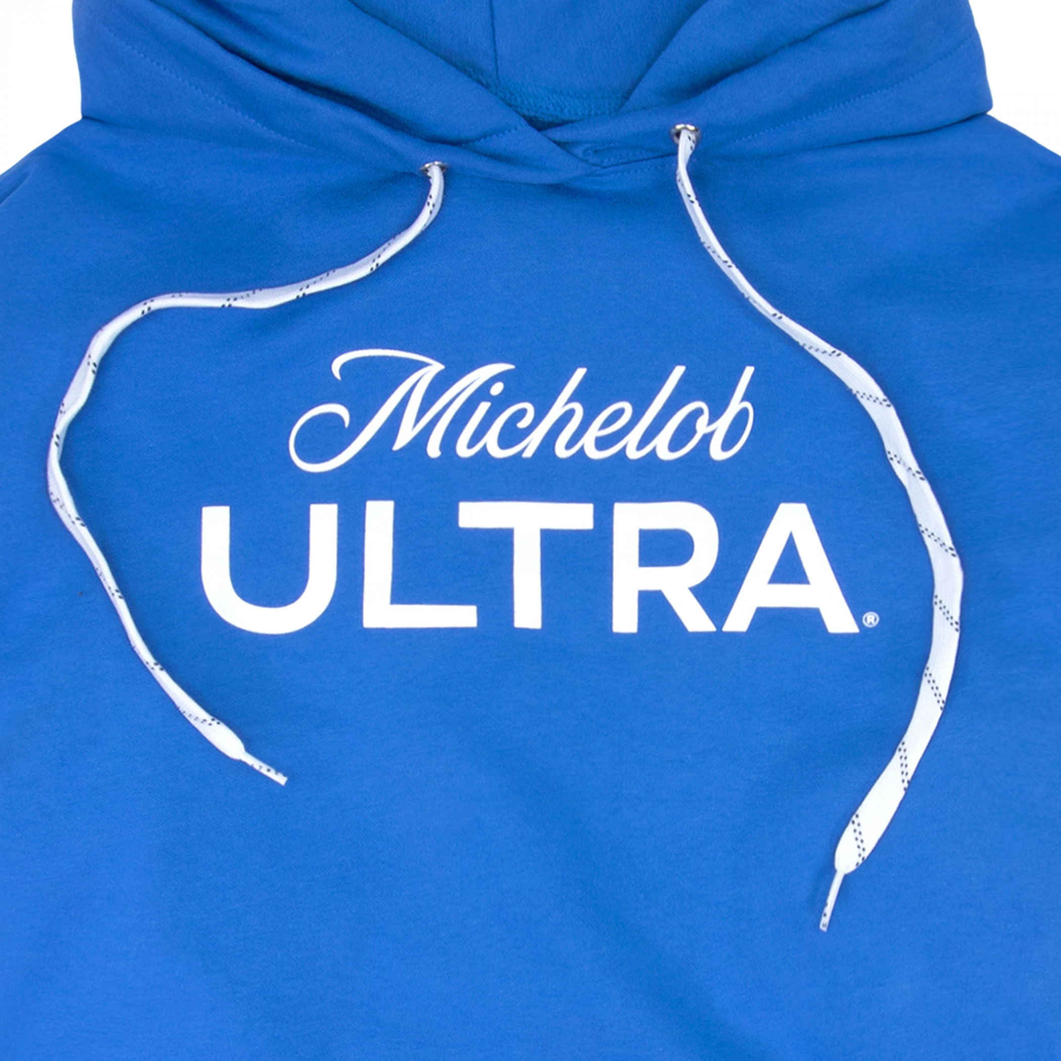Michelob Ultra Logo Striped Pullover Hoodie