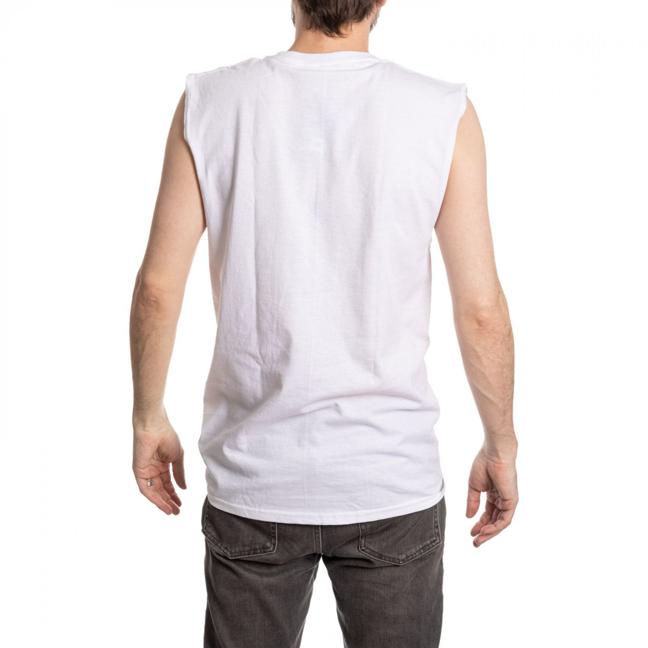 Michelob Ultra Large Logo White Colorway Sleeveless Muscle Tank