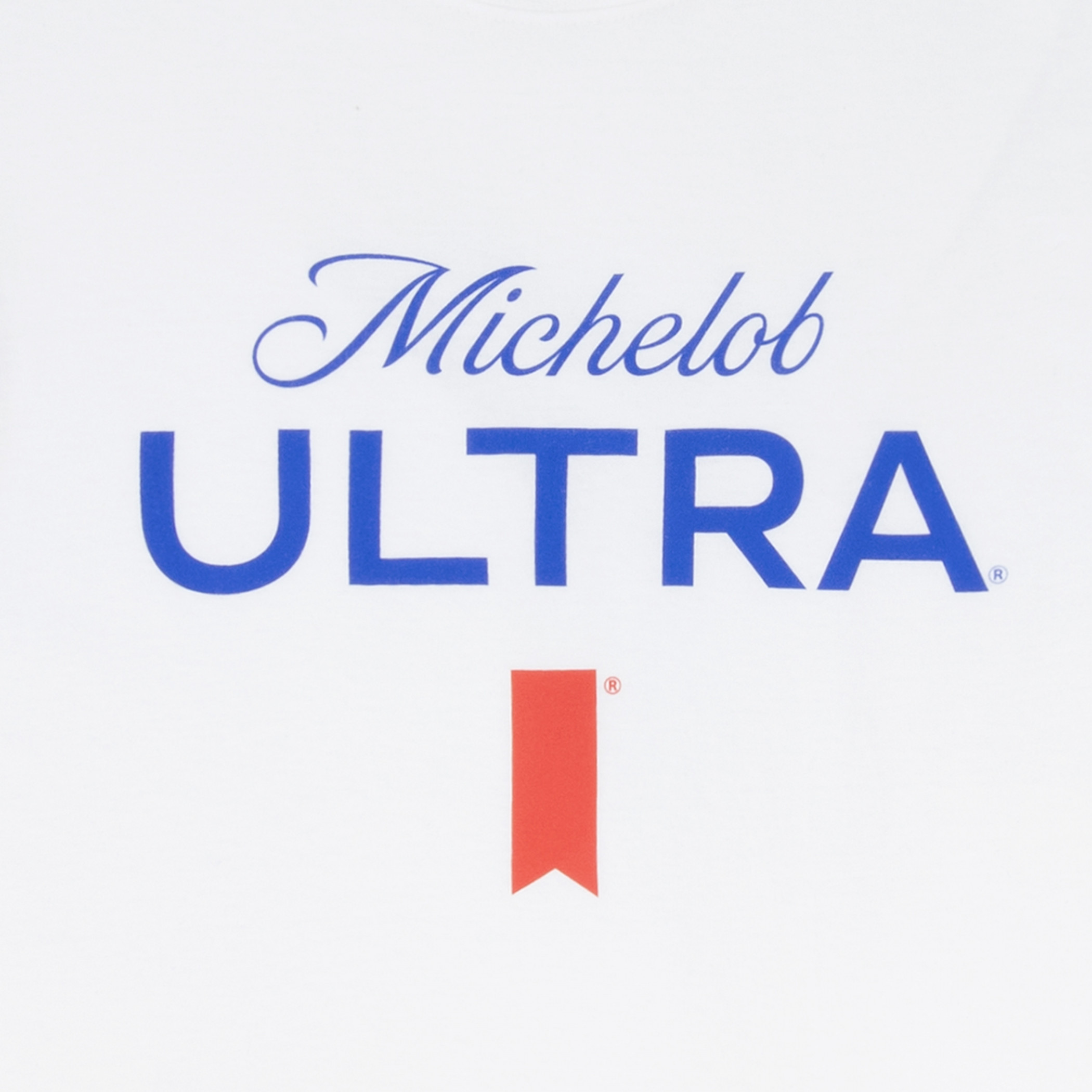 Michelob Ultra Large Logo White Colorway Sleeveless Muscle Tank