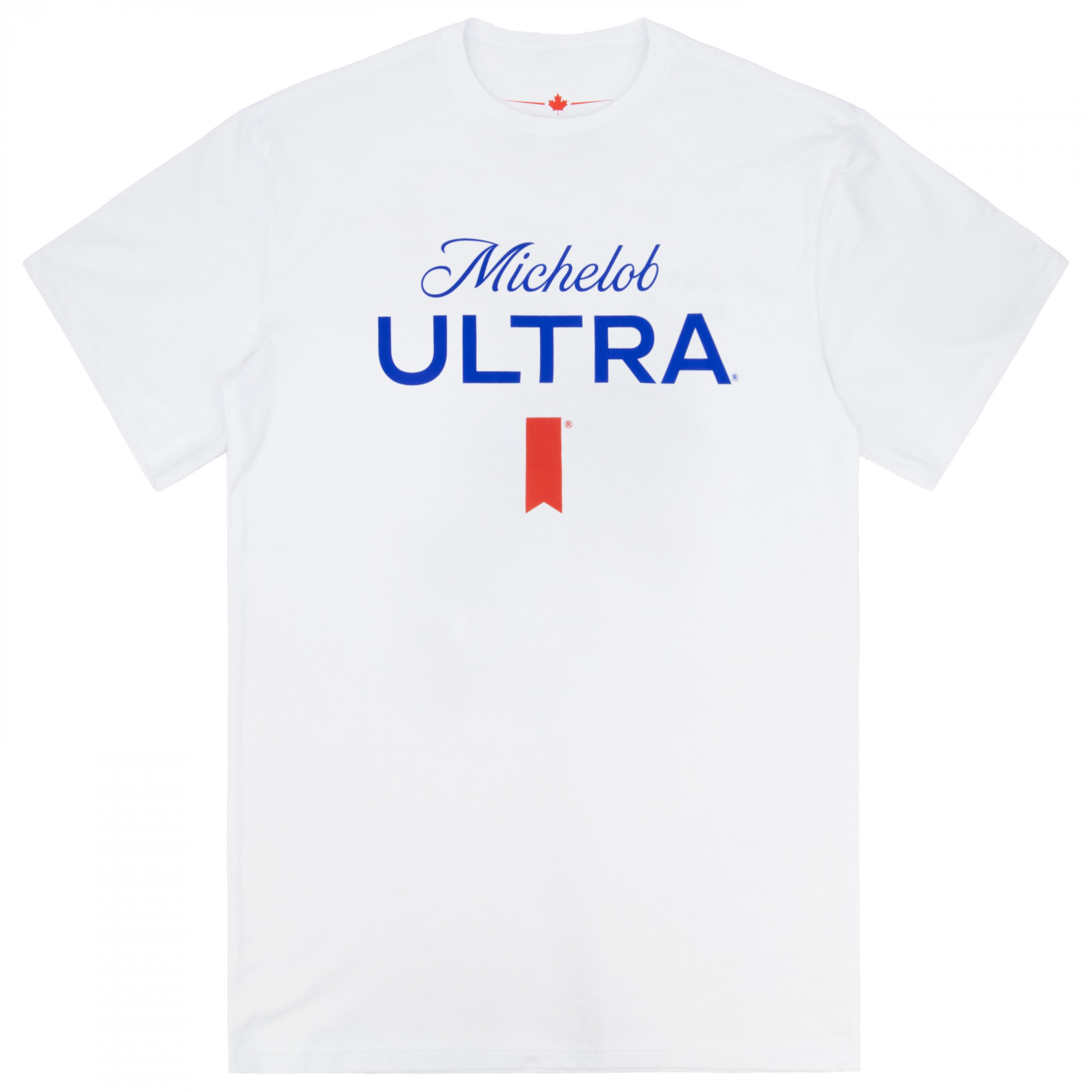Michelob Ultra Large Logo White Colorway Wicking Rash Guard Shirt