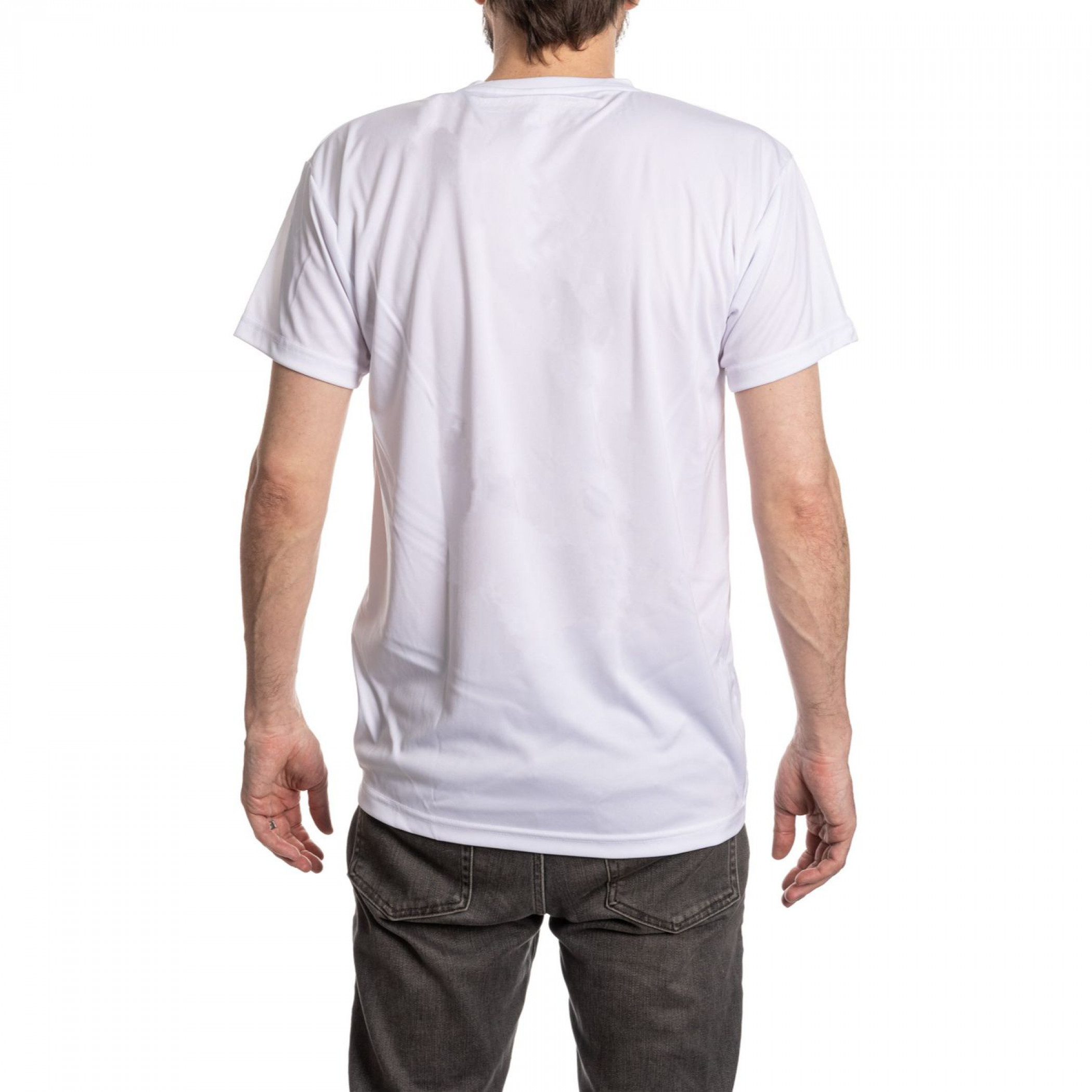 Michelob Ultra Large Logo White Colorway Wicking Rash Guard Shirt