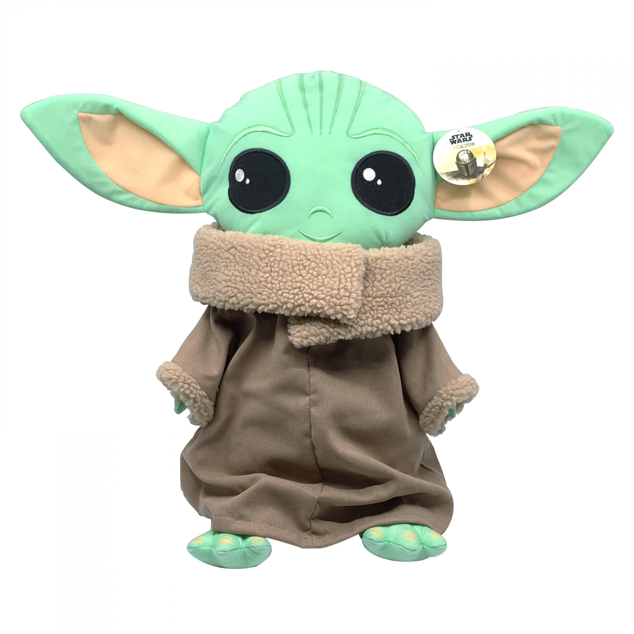 Star Wars The Mandalorian Grogu Plush Stuffed Pillow Buddy, Multi-Color
