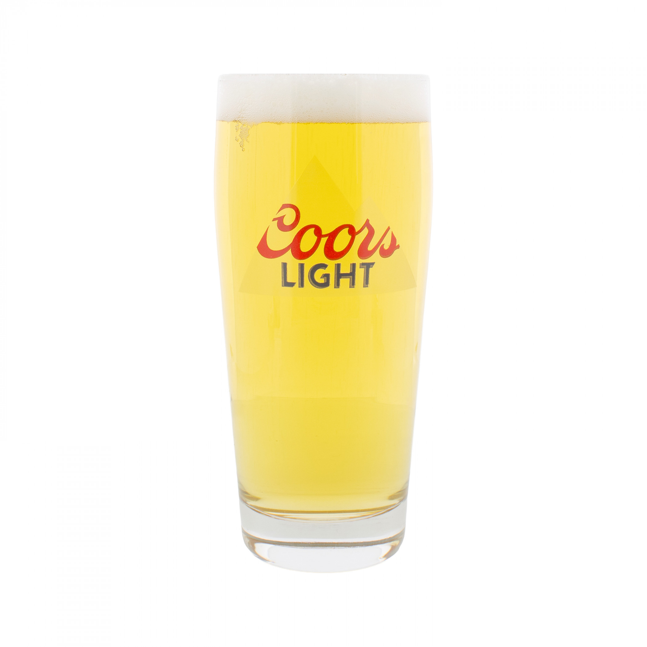 Coors Mountain Logo Curved 16oz Pint Glass