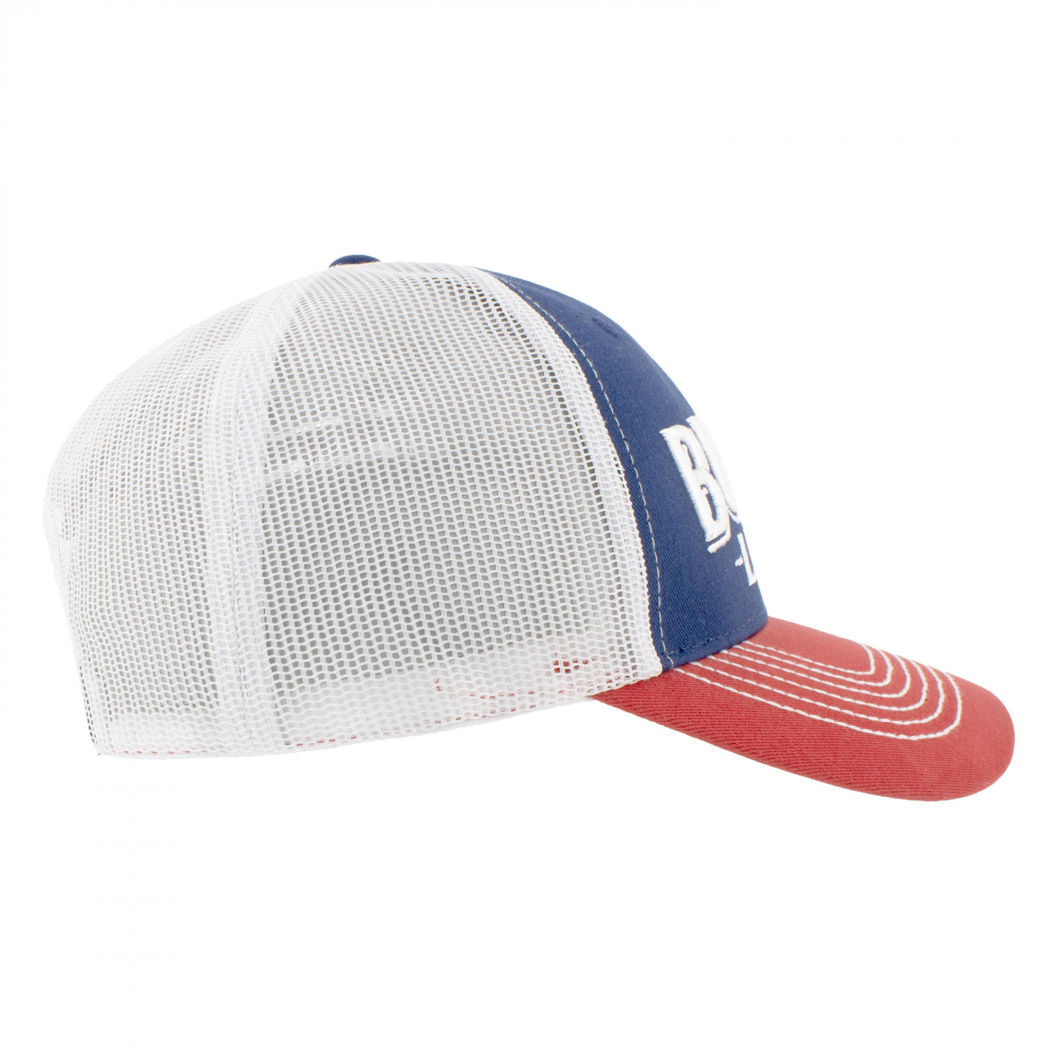 Busch Light Red White and Blue Mesh Snapback Hat