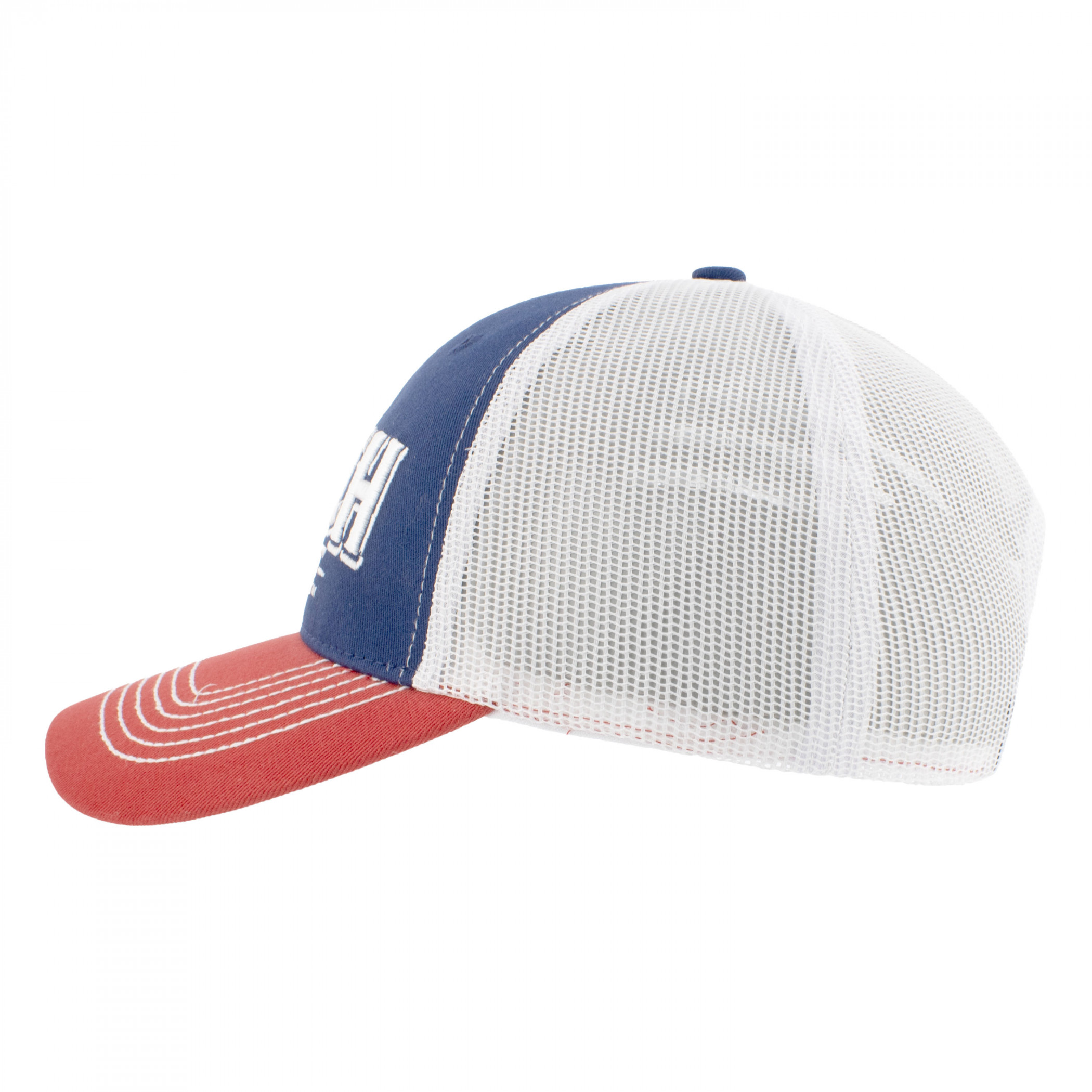 Busch Light Red White and Blue Mesh Snapback Hat
